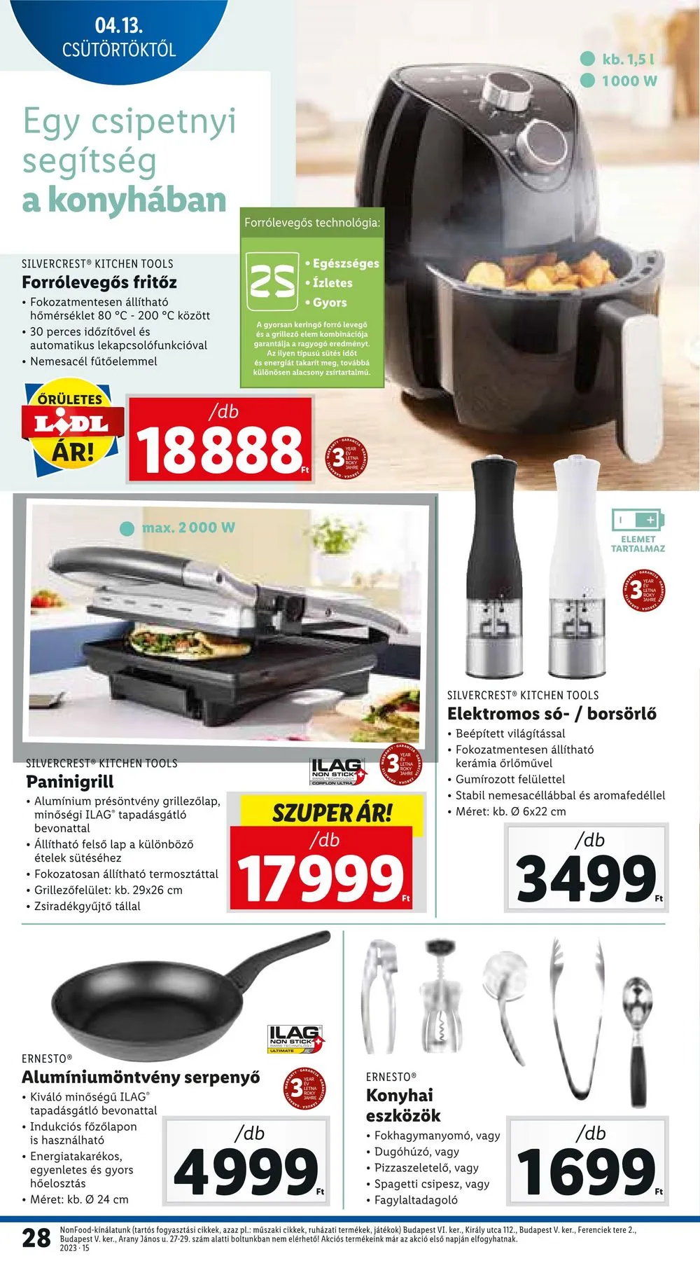 Lidl akciós újság 04.13–04.19 – 28. oldal