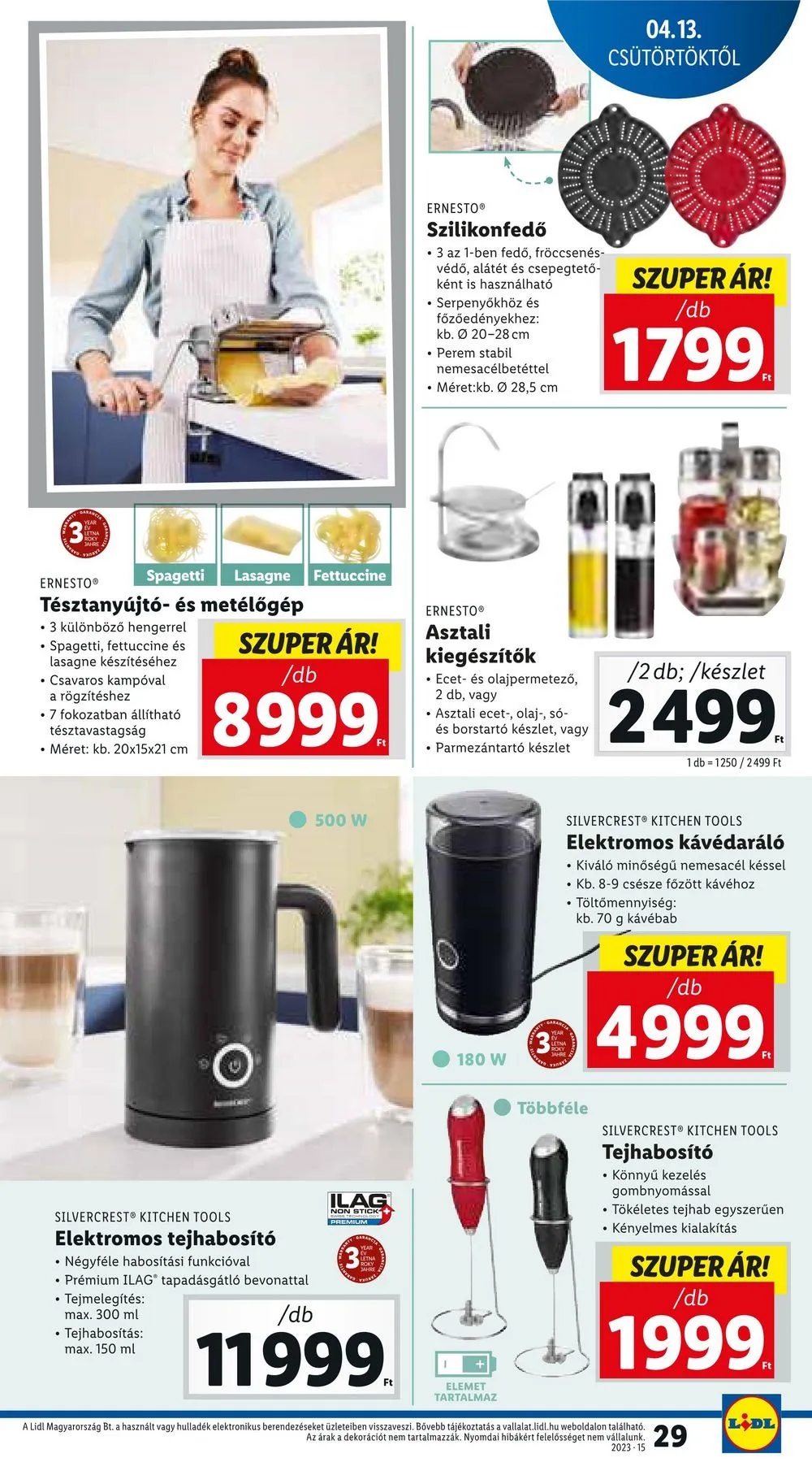Lidl akciós újság 04.13–04.19 – 29. oldal