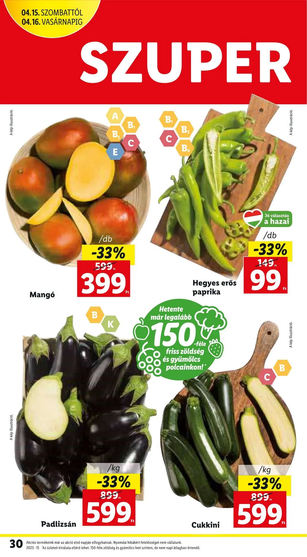 Lidl akciós újság 04.13–04.19 – 30. oldal