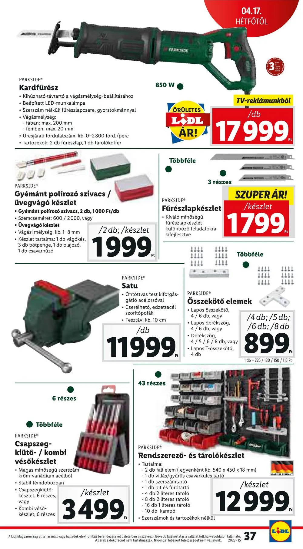 Lidl akciós újság 04.13–04.19 – 37. oldal
