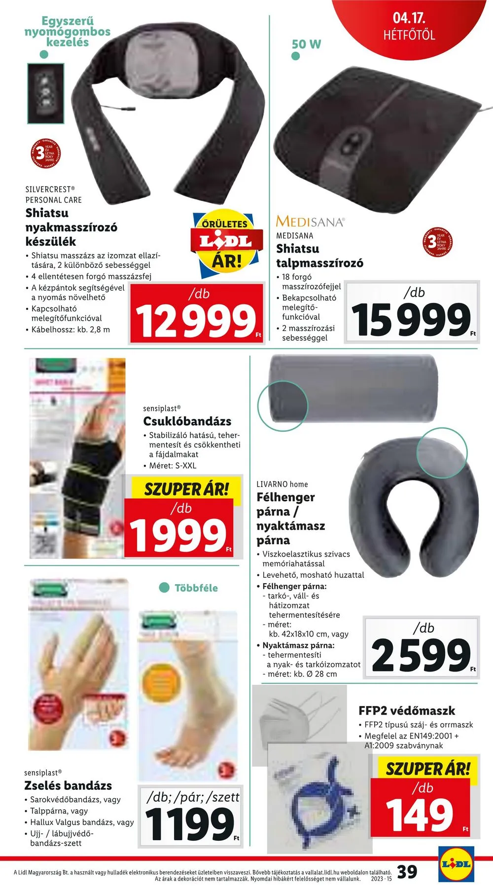 Lidl akciós újság 04.13–04.19 – 39. oldal