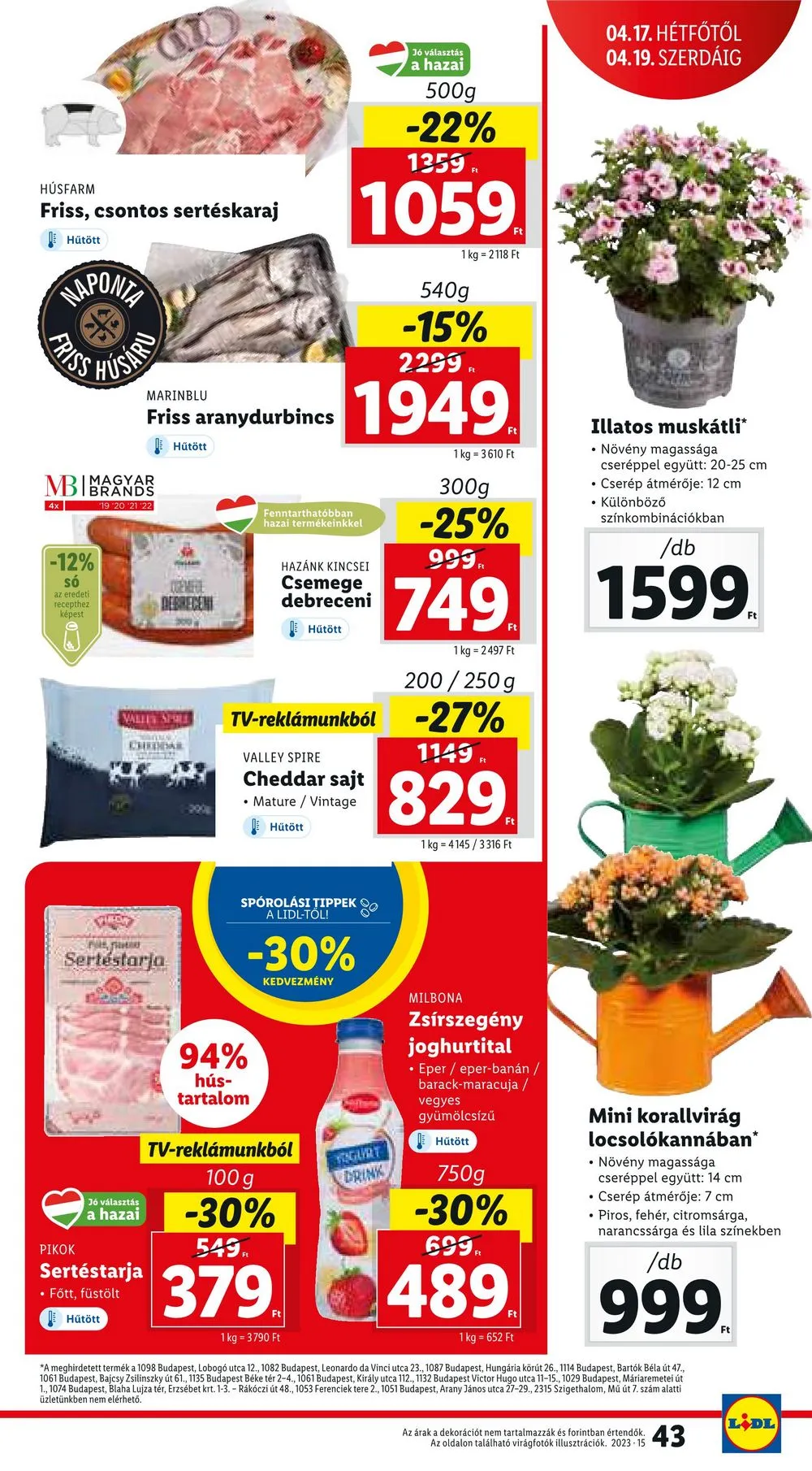 Lidl akciós újság 04.13–04.19 – 43. oldal