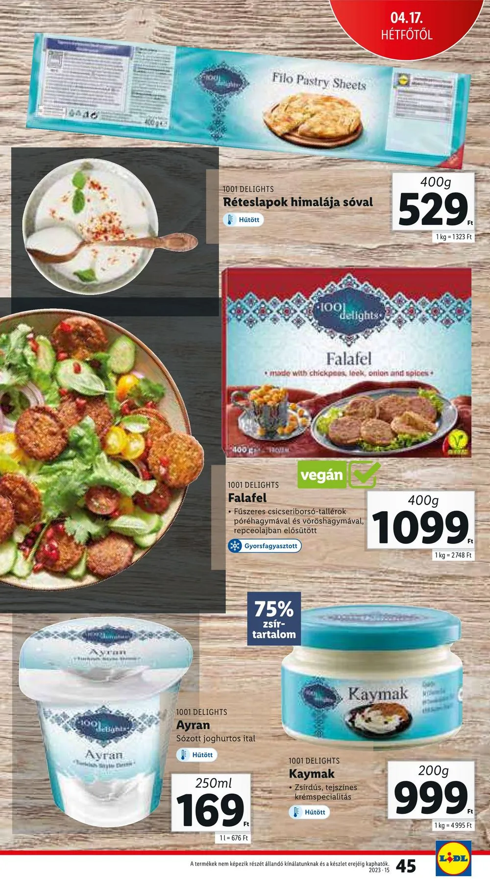 Lidl akciós újság 04.13–04.19 – 45. oldal