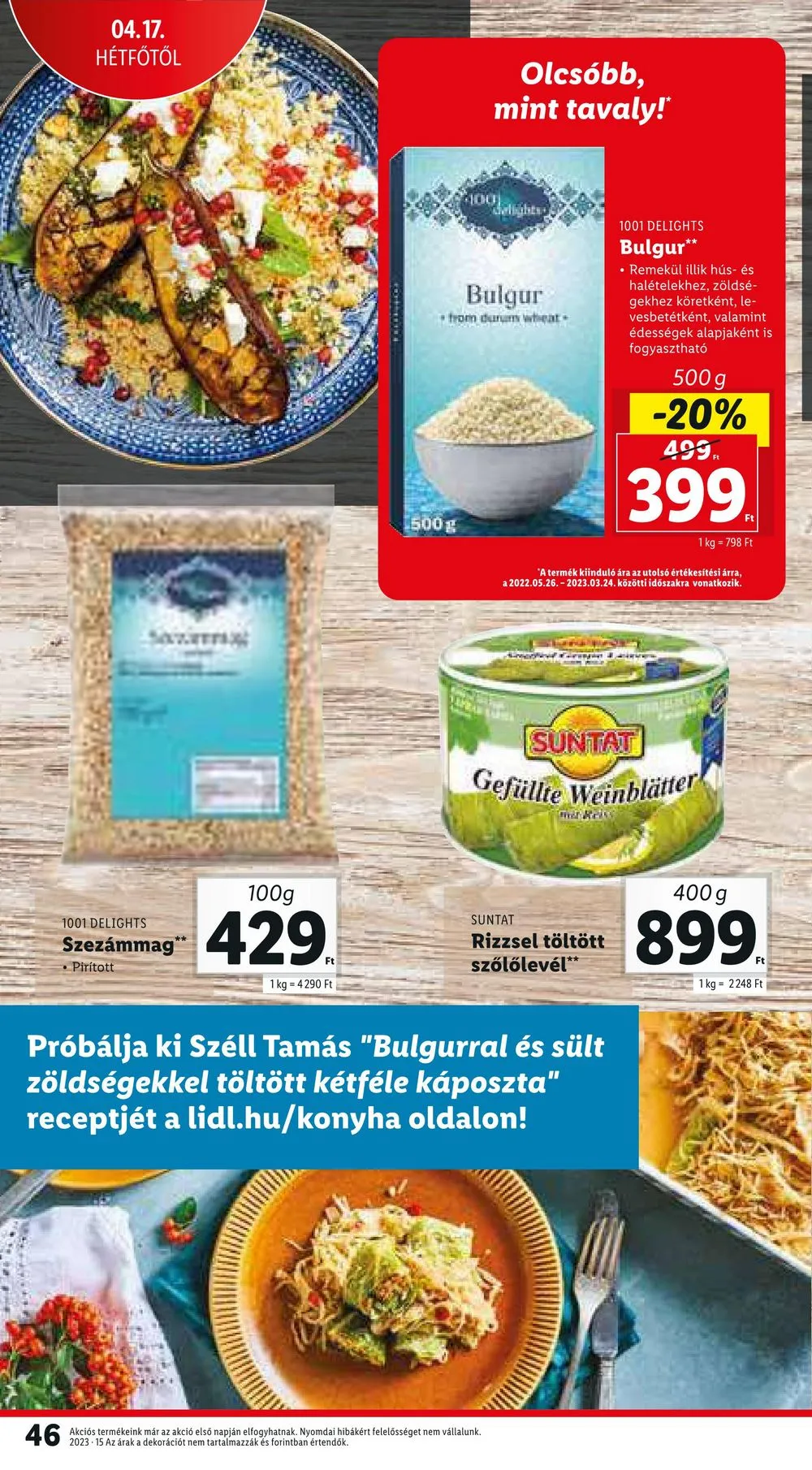Lidl akciós újság 04.13–04.19 – 46. oldal