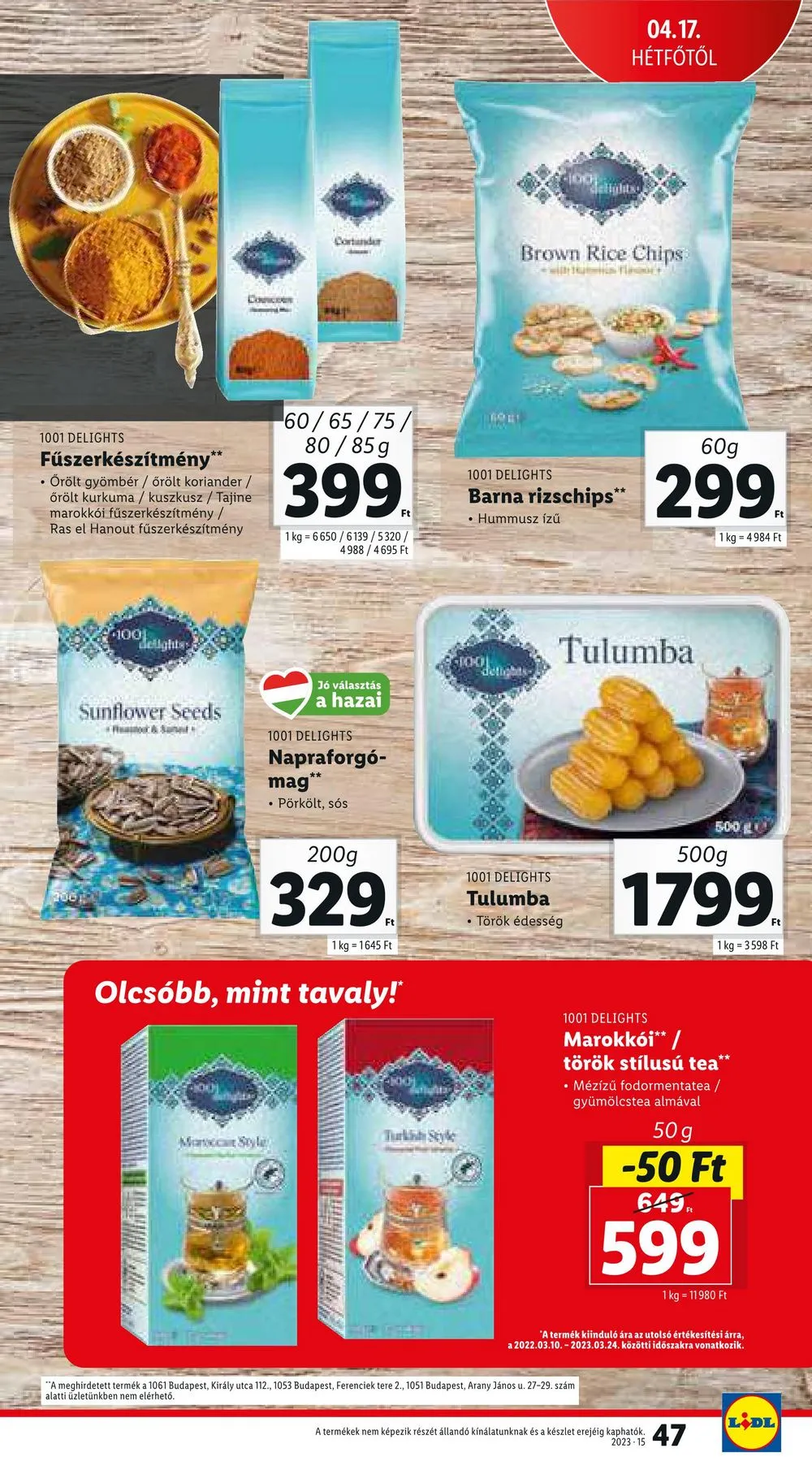 Lidl akciós újság 04.13–04.19 – 47. oldal