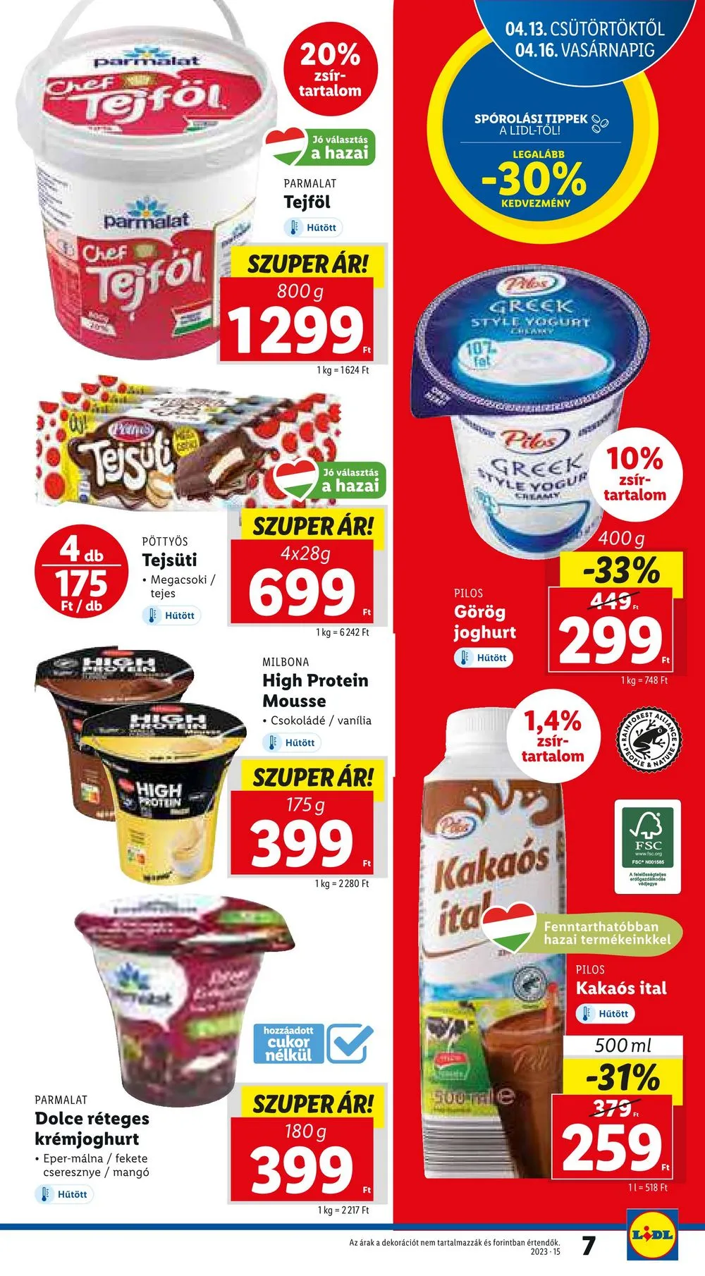 Lidl akciós újság 04.13–04.19 – 7. oldal