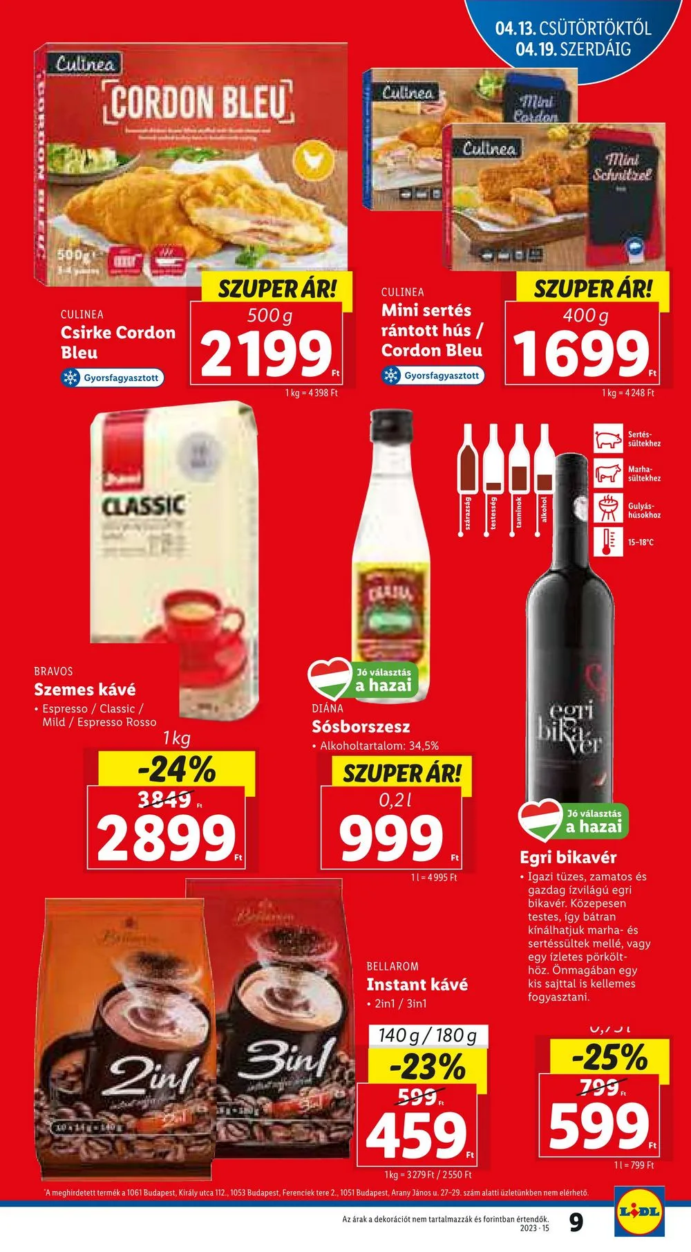 Lidl akciós újság 04.13–04.19 – 9. oldal