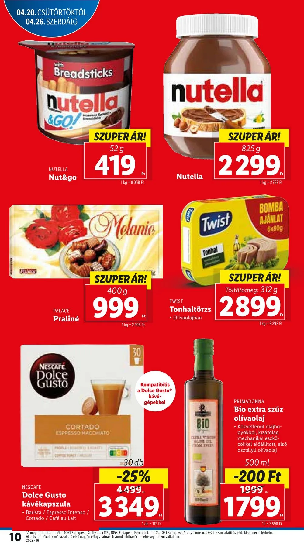 Lidl akciós újság 04.20–04.26 – 10. oldal