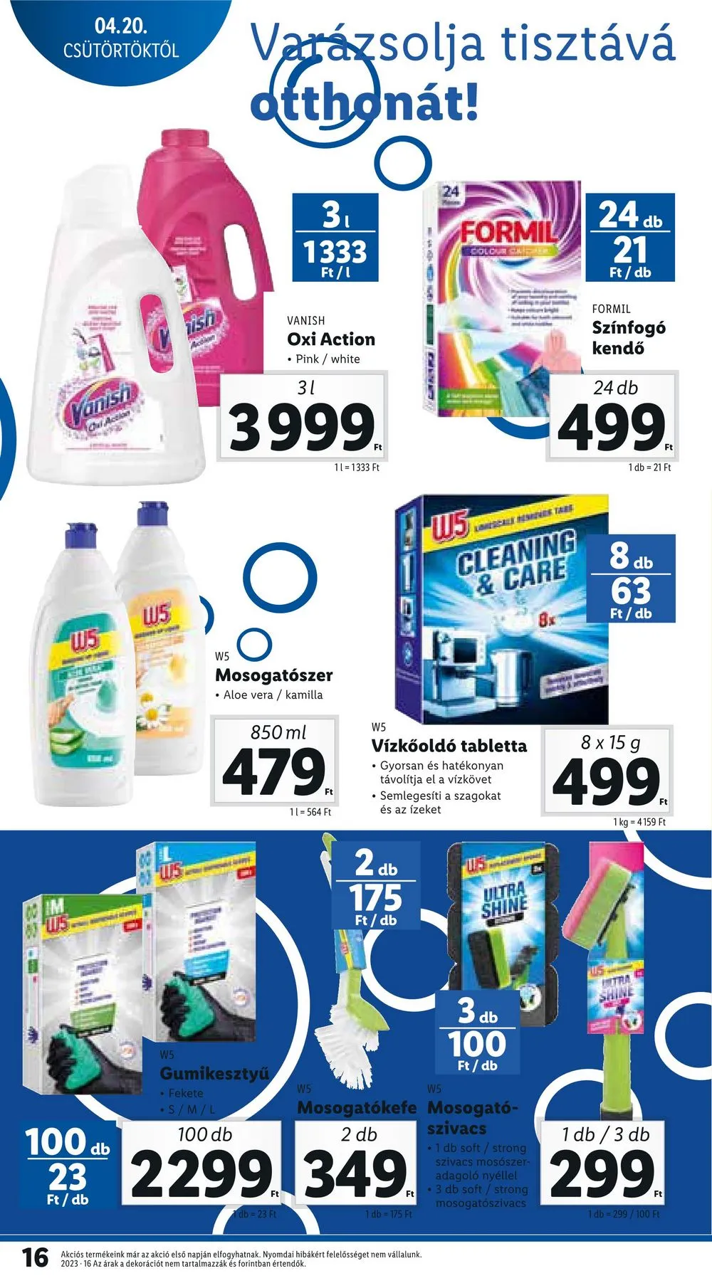 Lidl akciós újság 04.20–04.26 – 16. oldal
