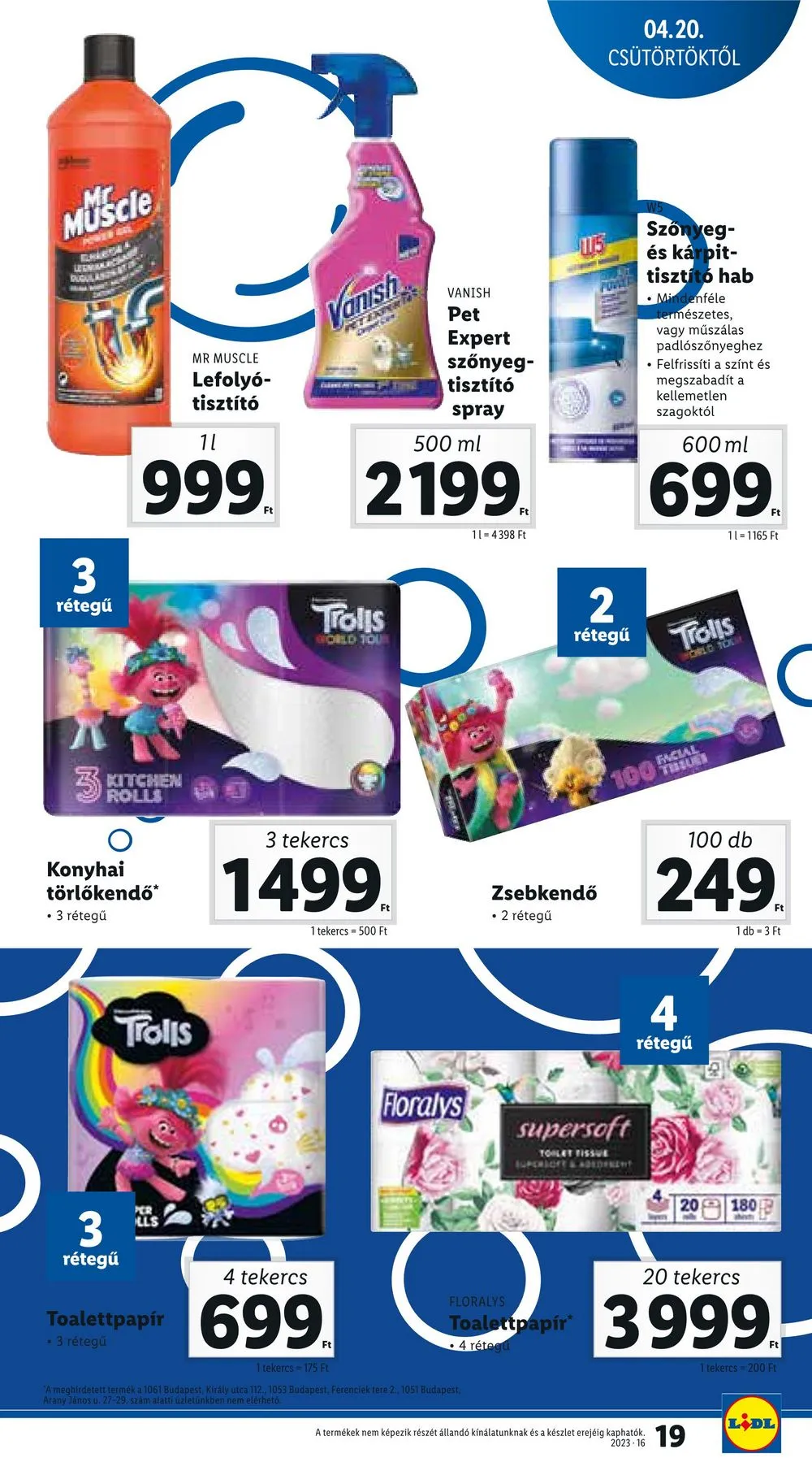 Lidl akciós újság 04.20–04.26 – 19. oldal