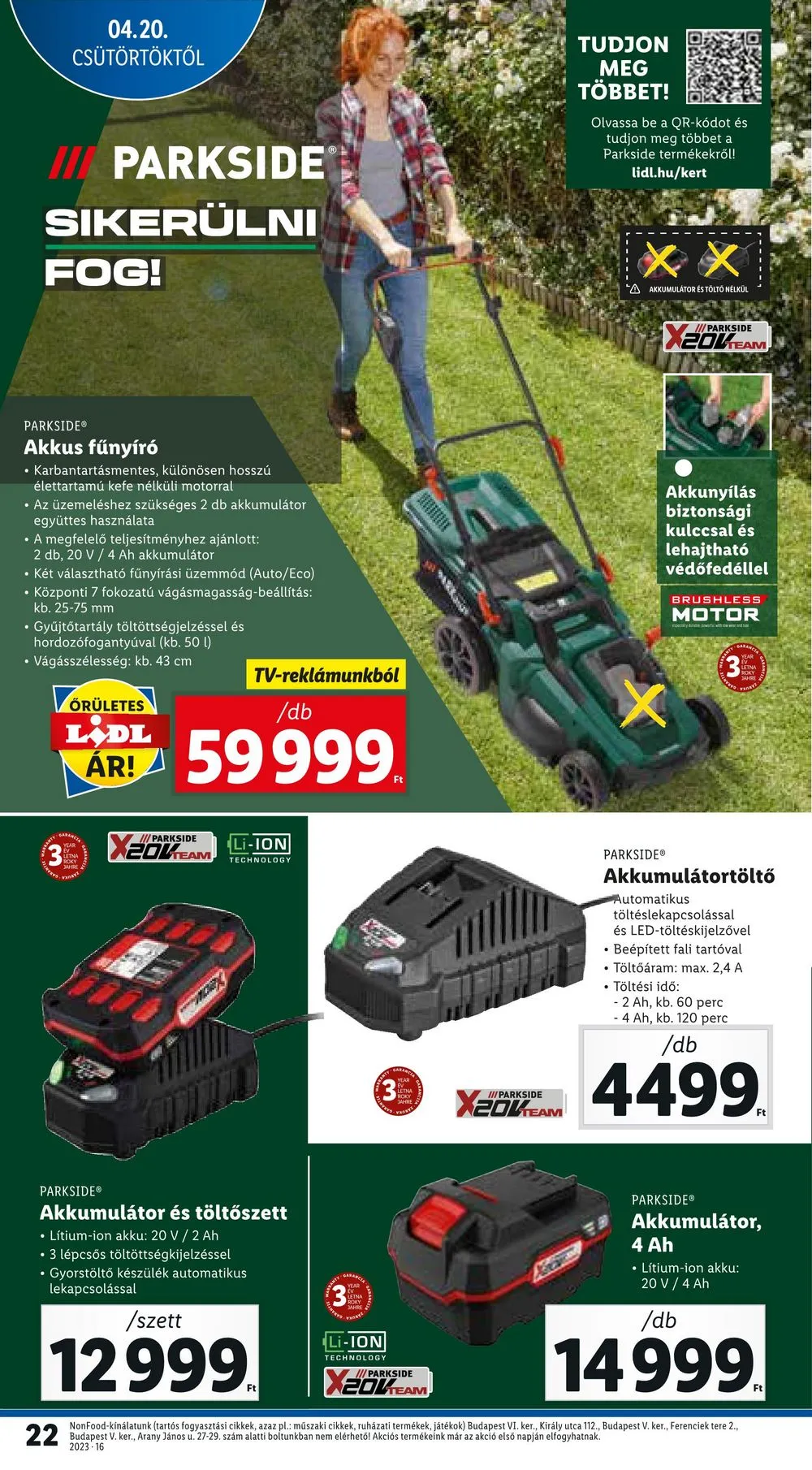 Lidl akciós újság 04.20–04.26 – 22. oldal