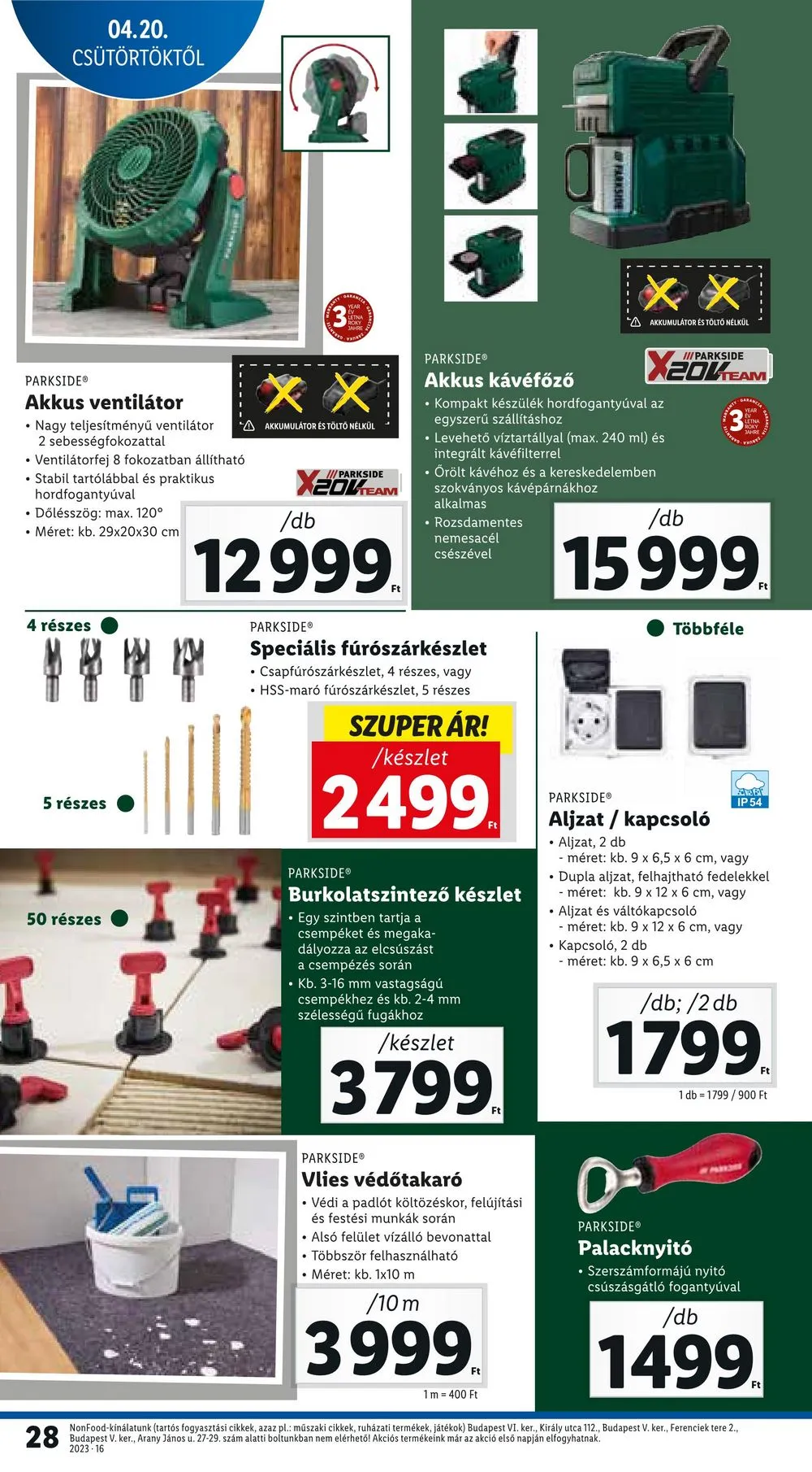 Lidl akciós újság 04.20–04.26 – 28. oldal