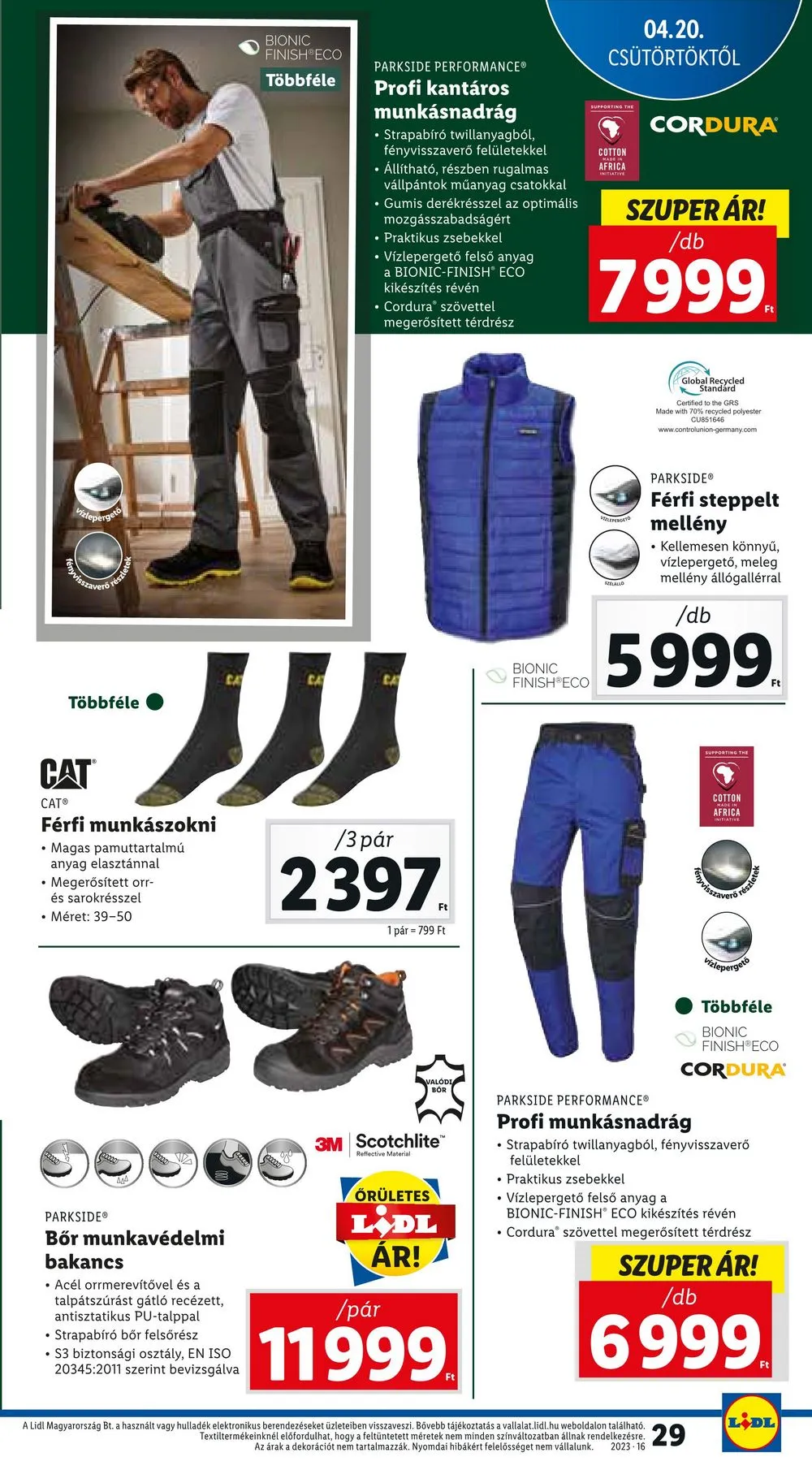 Lidl akciós újság 04.20–04.26 – 29. oldal