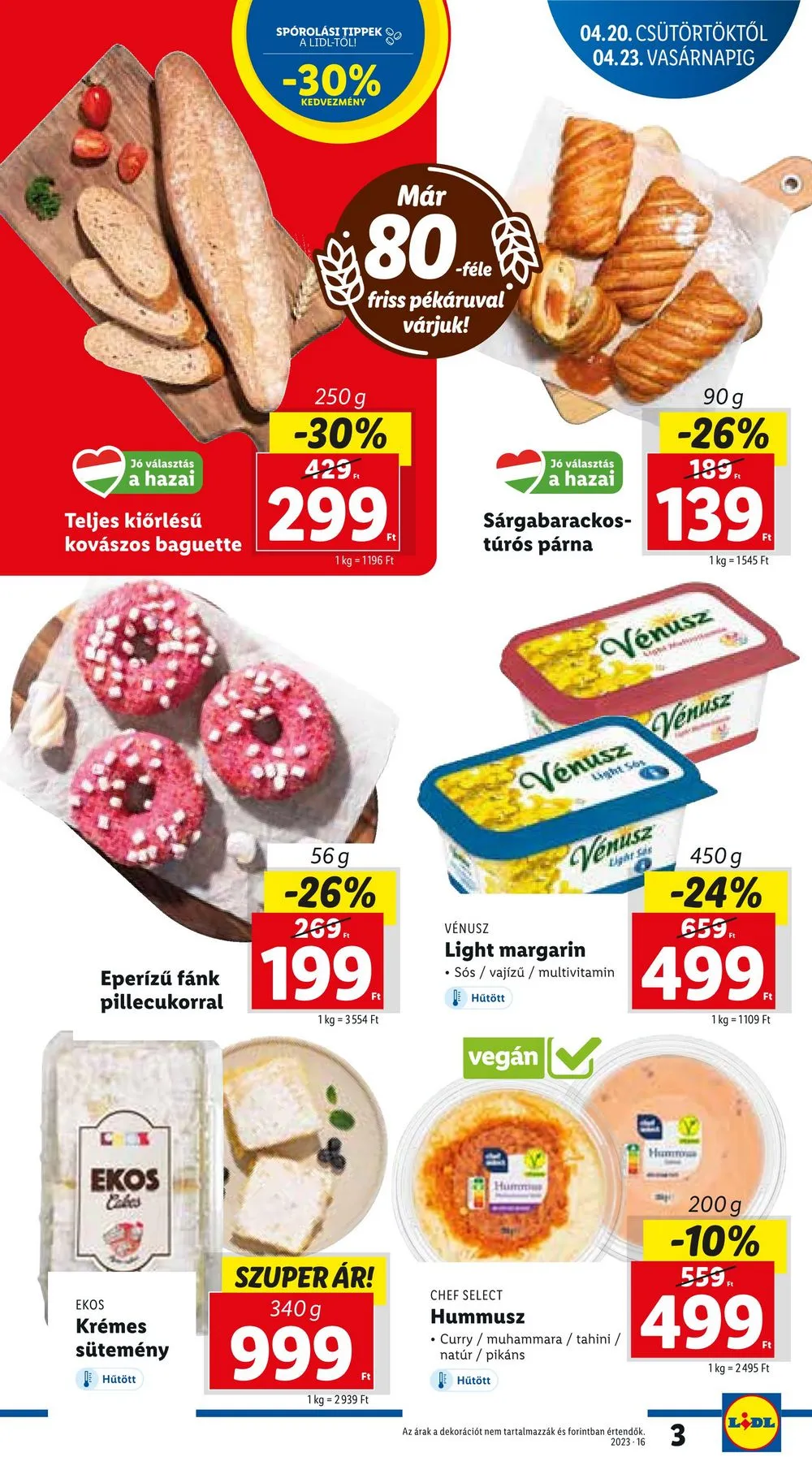 Lidl akciós újság 04.20–04.26 – 3. oldal