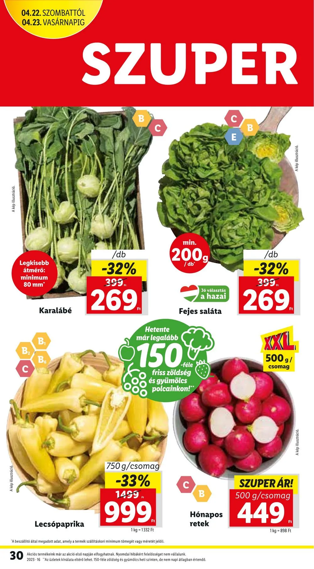 Lidl akciós újság 04.20–04.26 – 30. oldal