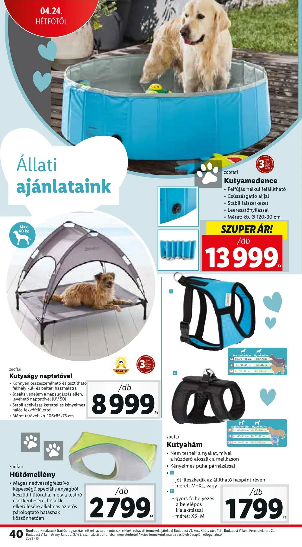 Lidl akciós újság 04.20–04.26 – 40. oldal