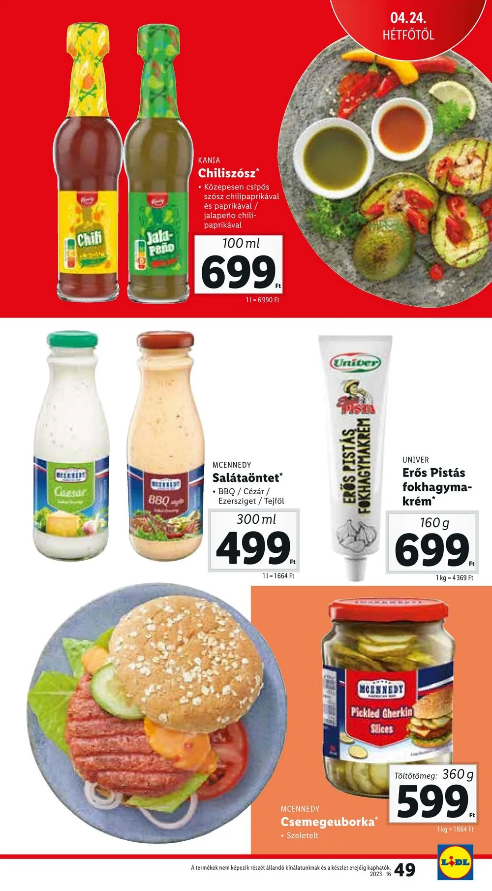 Lidl akciós újság 04.20–04.26 – 49. oldal