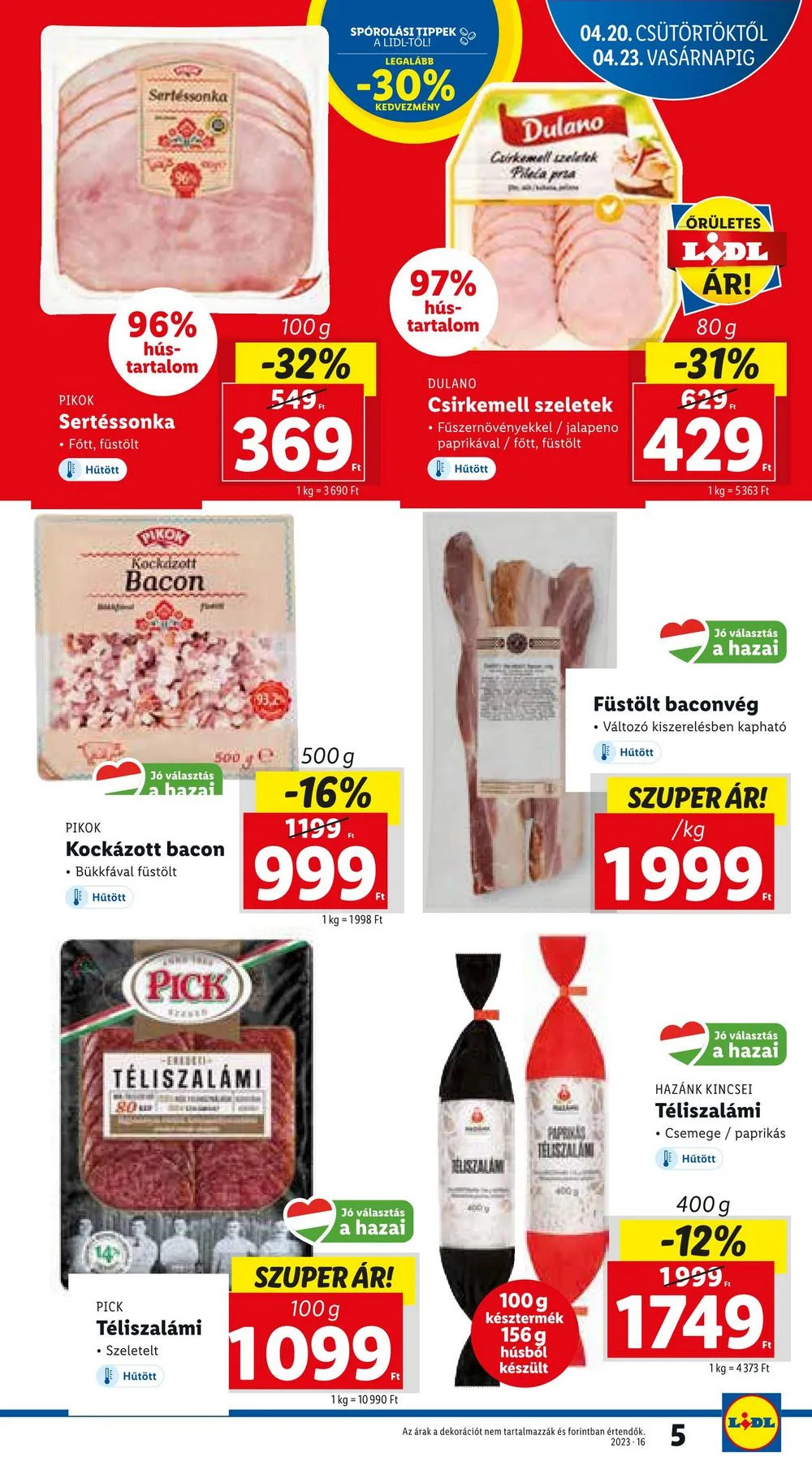 Lidl akciós újság 04.20–04.26 – 5. oldal