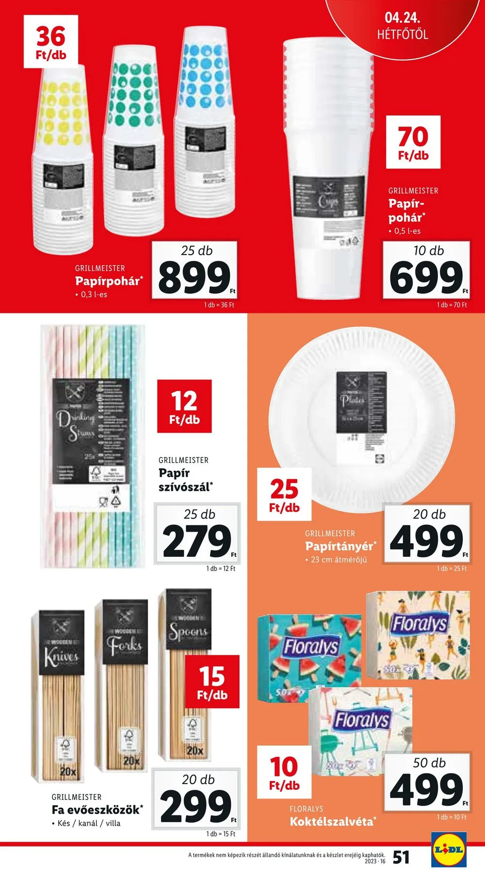 Lidl akciós újság 04.20–04.26 – 51. oldal