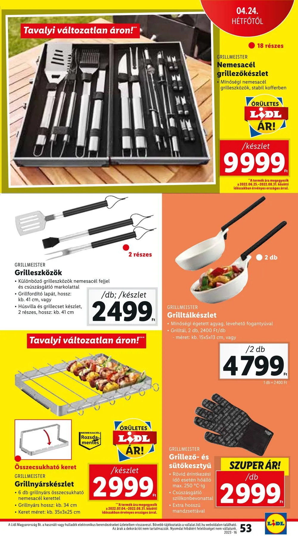 Lidl akciós újság 04.20–04.26 – 53. oldal