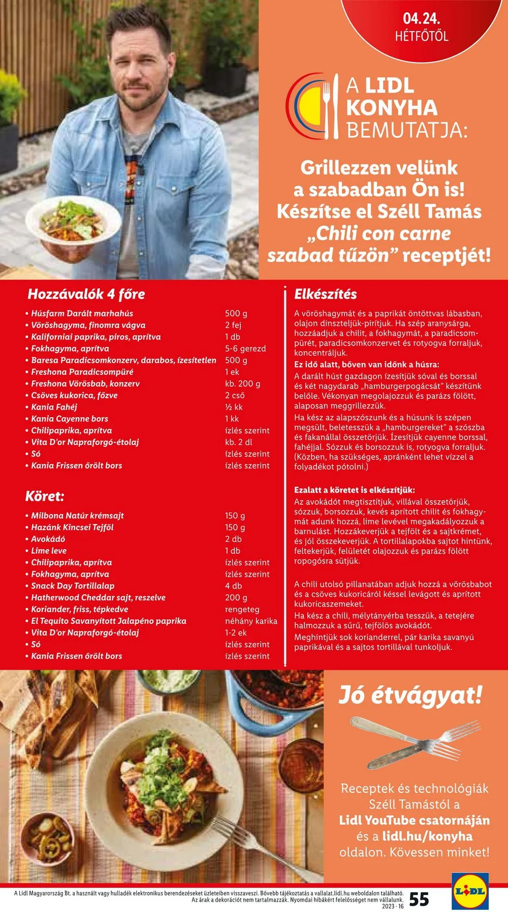 Lidl akciós újság 04.20–04.26 – 55. oldal