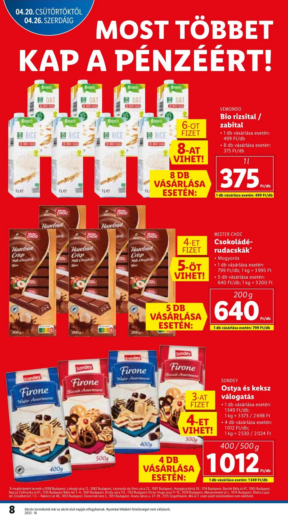 Lidl akciós újság 04.20–04.26 – 8. oldal