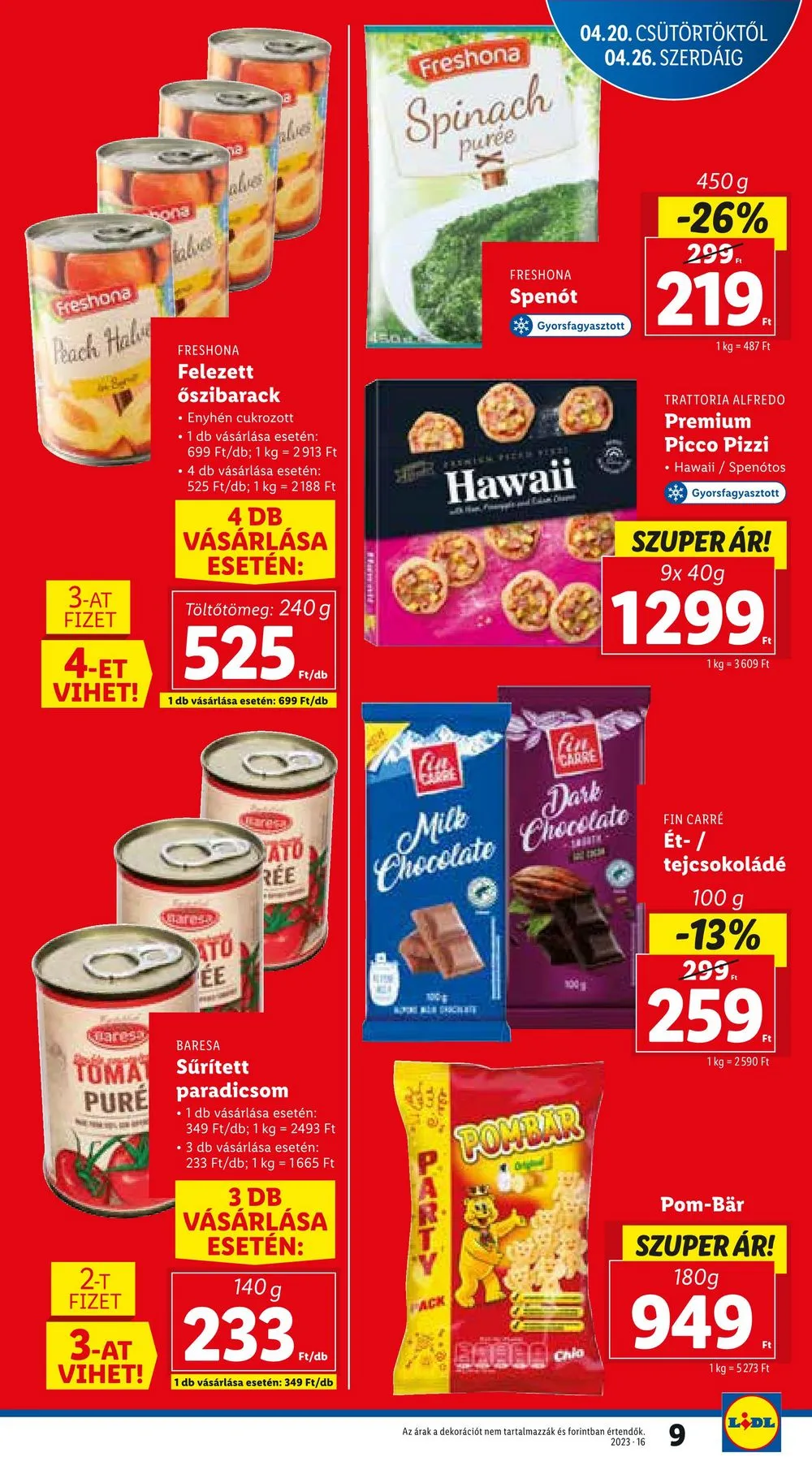 Lidl akciós újság 04.20–04.26 – 9. oldal