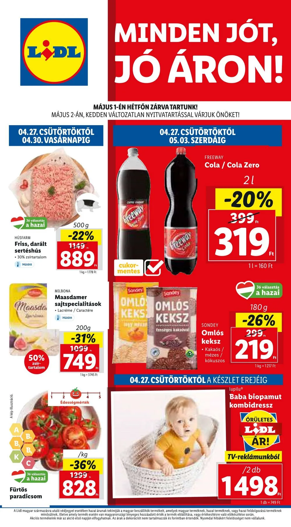 Lidl akciós újság 04.27–05.03