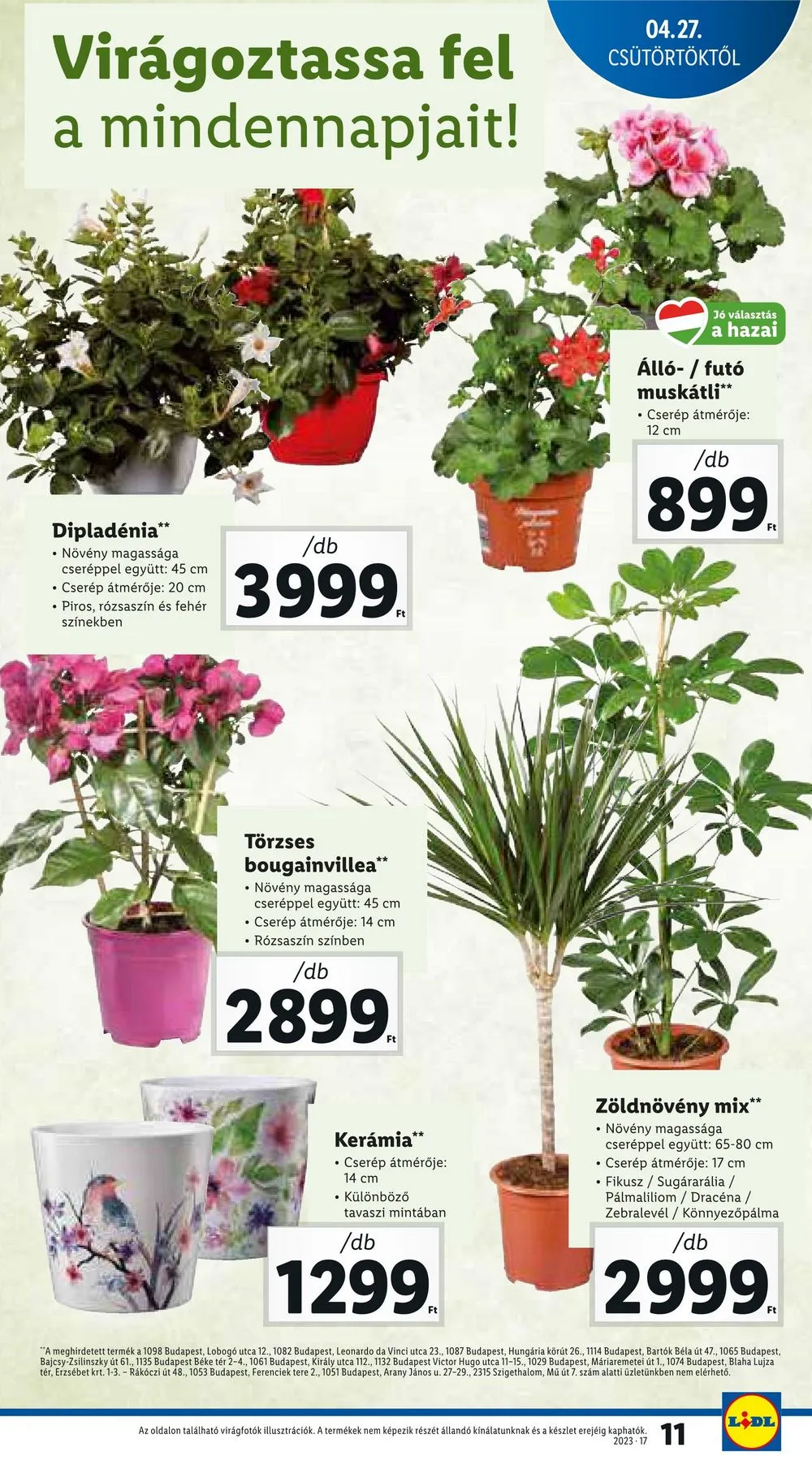 Lidl akciós újság 04.27–05.03 – 11. oldal