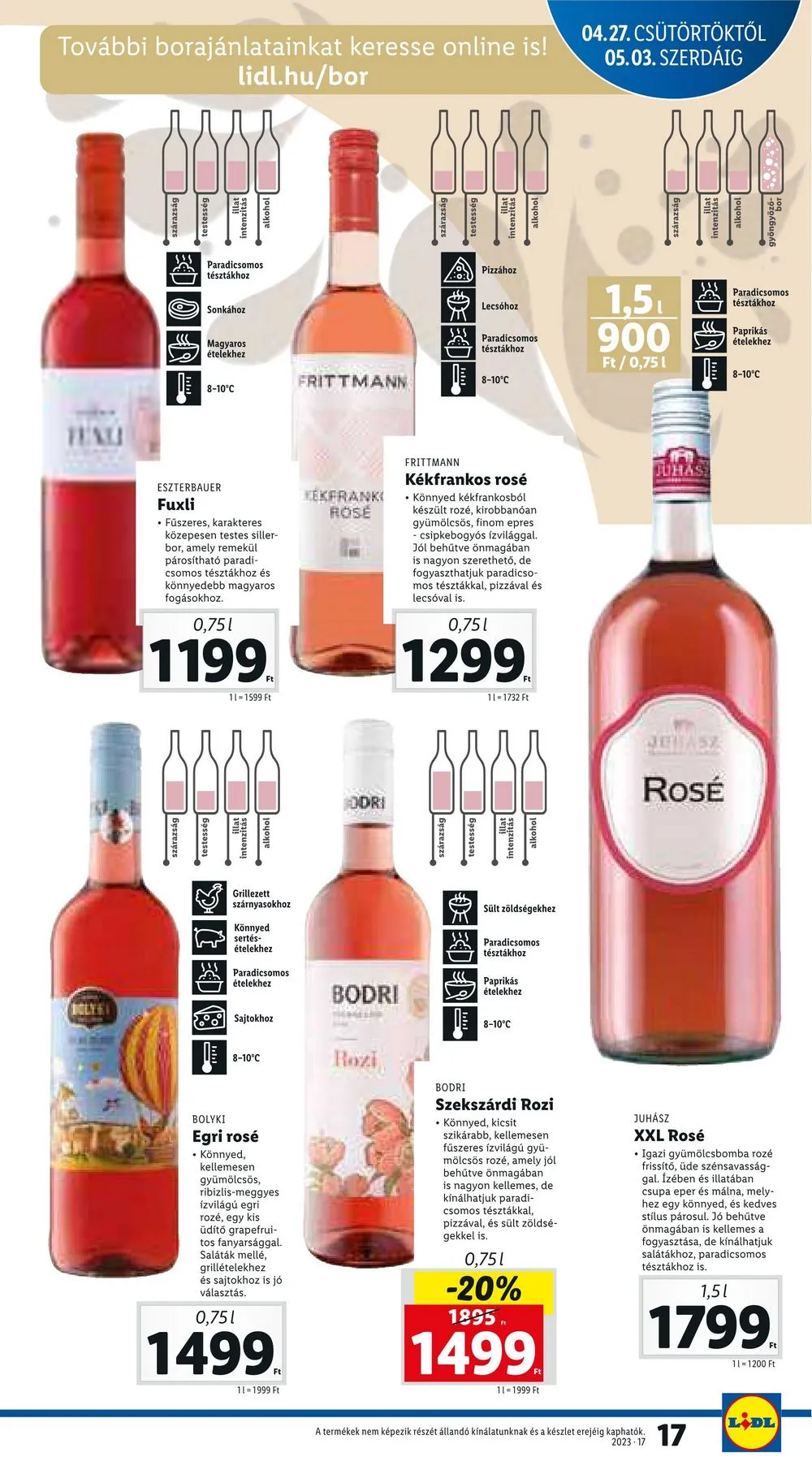 Lidl akciós újság 04.27–05.03 – 17. oldal