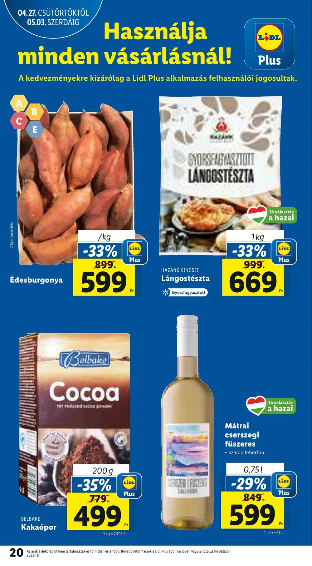 Lidl akciós újság 04.27–05.03 – 20. oldal