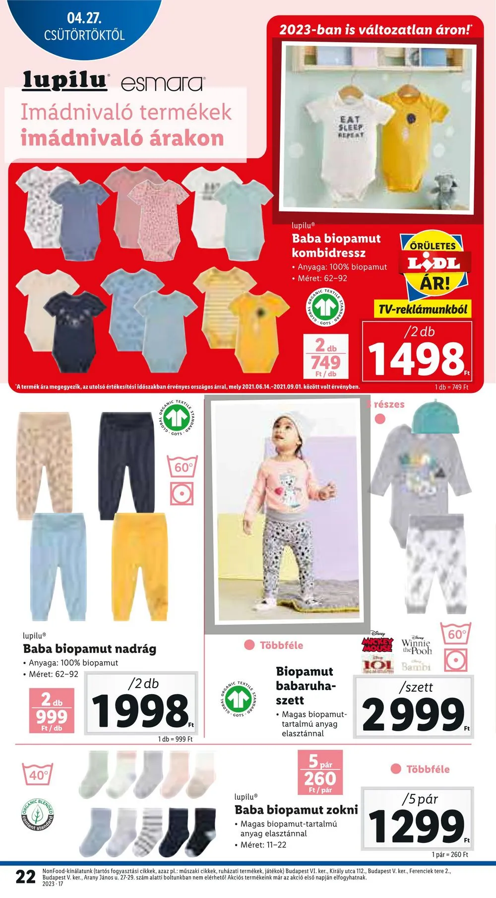 Lidl akciós újság 04.27–05.03 – 22. oldal