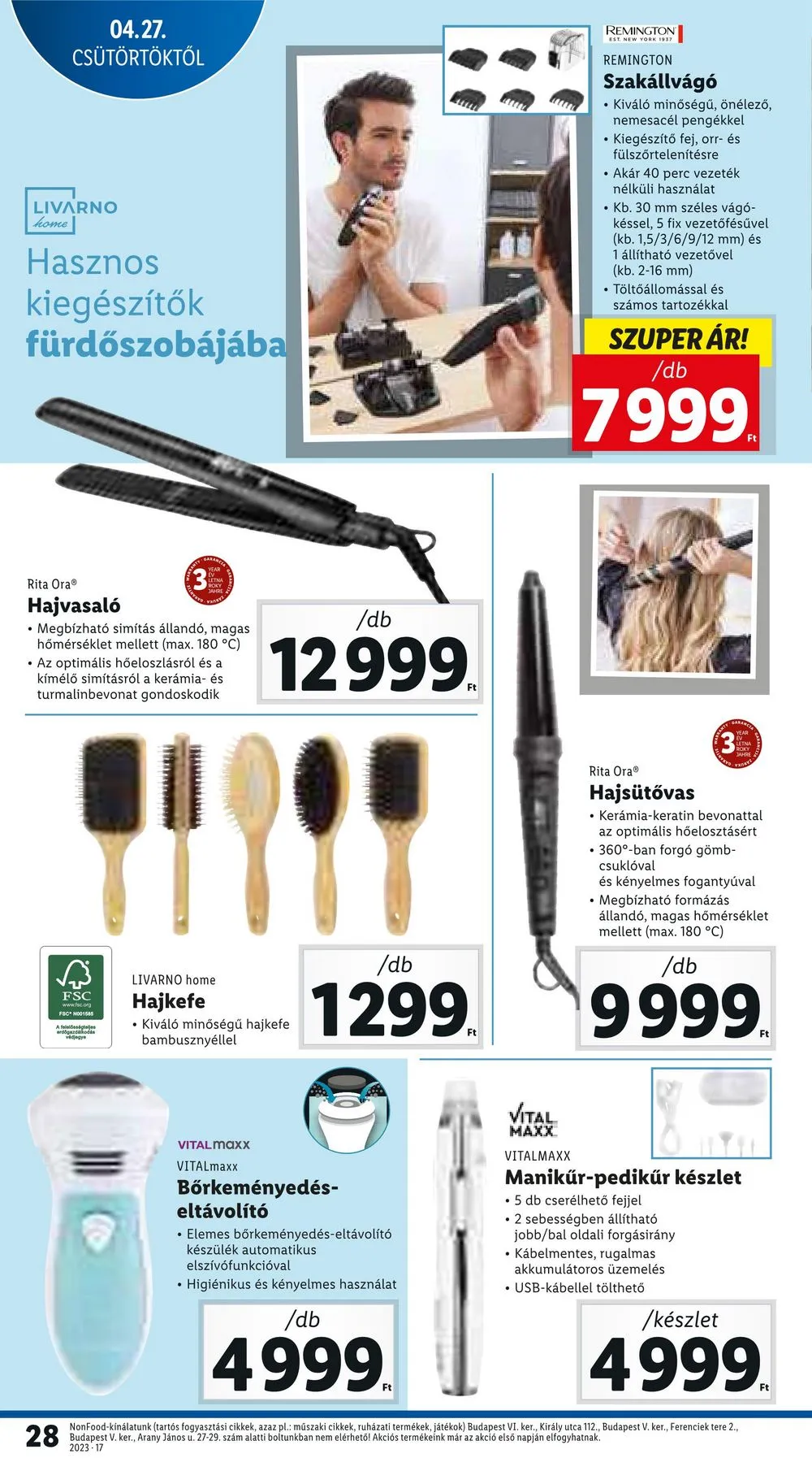 Lidl akciós újság 04.27–05.03 – 28. oldal