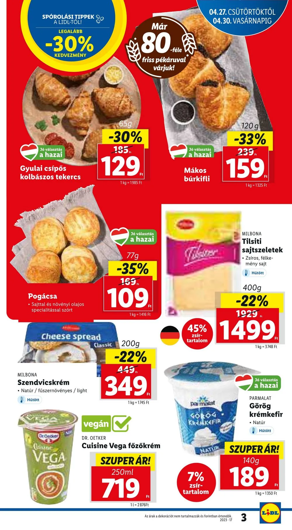 Lidl akciós újság 04.27–05.03 – 3. oldal