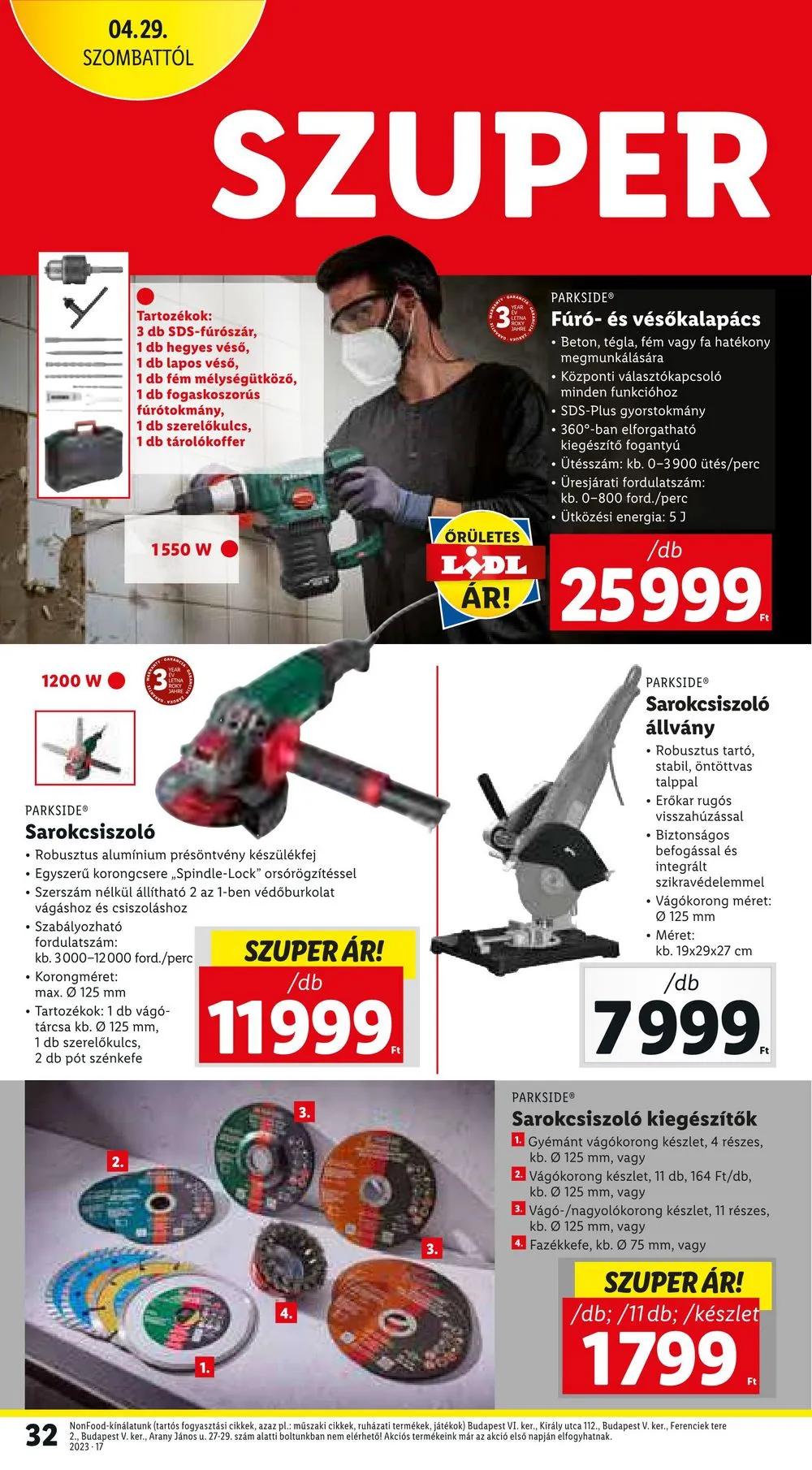 Lidl akciós újság 04.27–05.03 – 32. oldal
