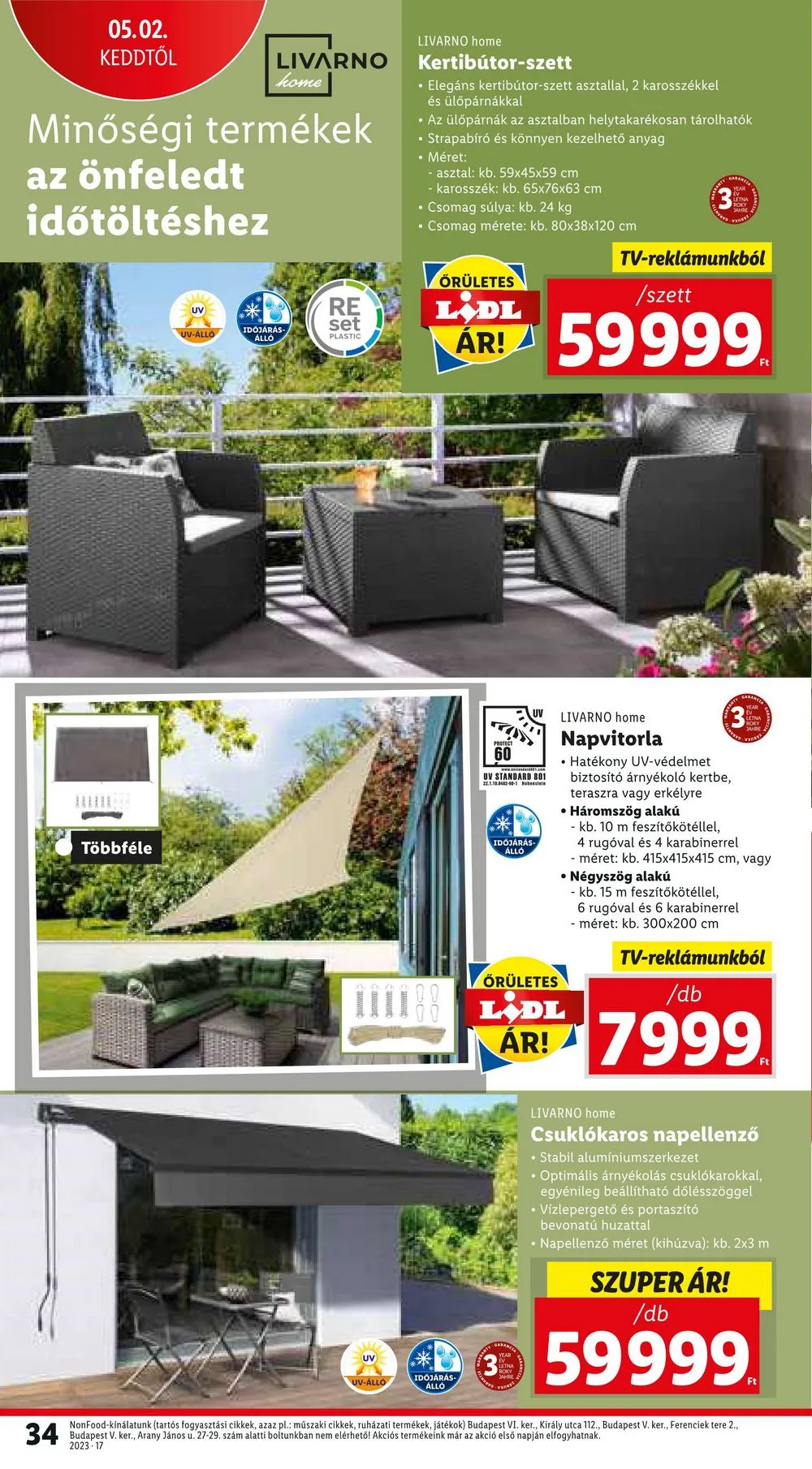 Lidl akciós újság 04.27–05.03 – 34. oldal