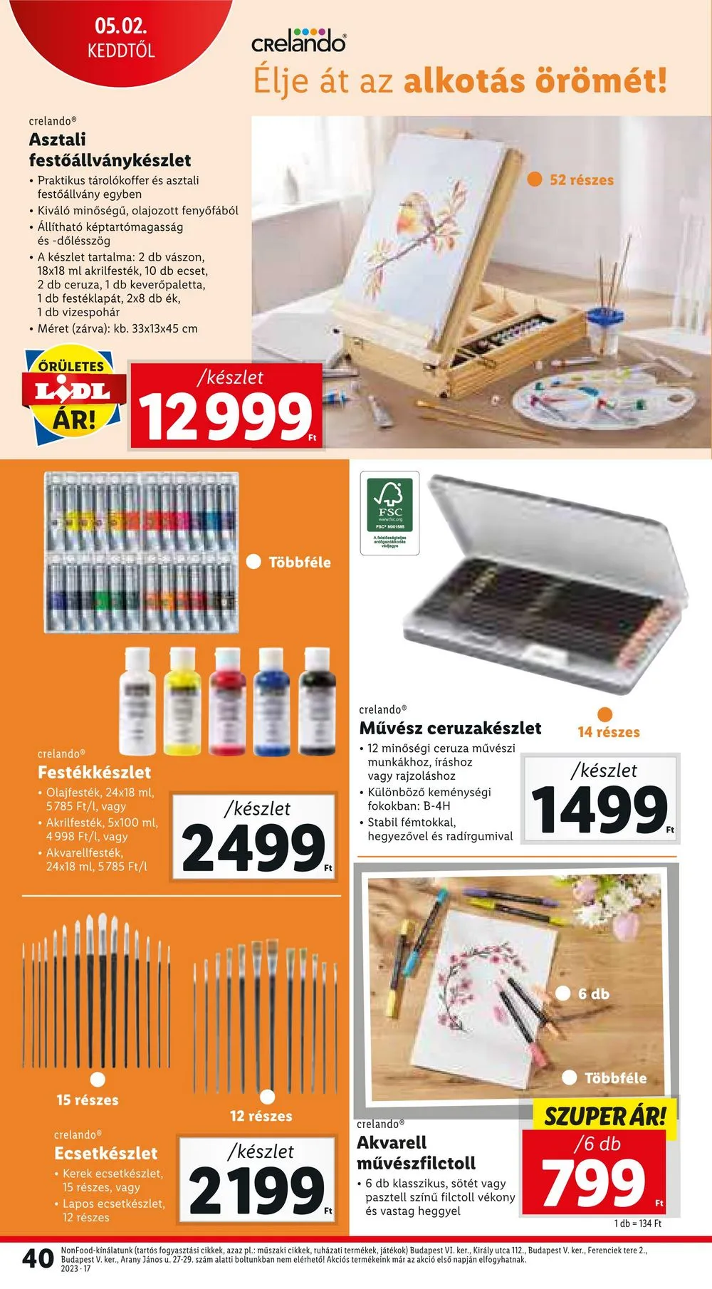 Lidl akciós újság 04.27–05.03 – 40. oldal