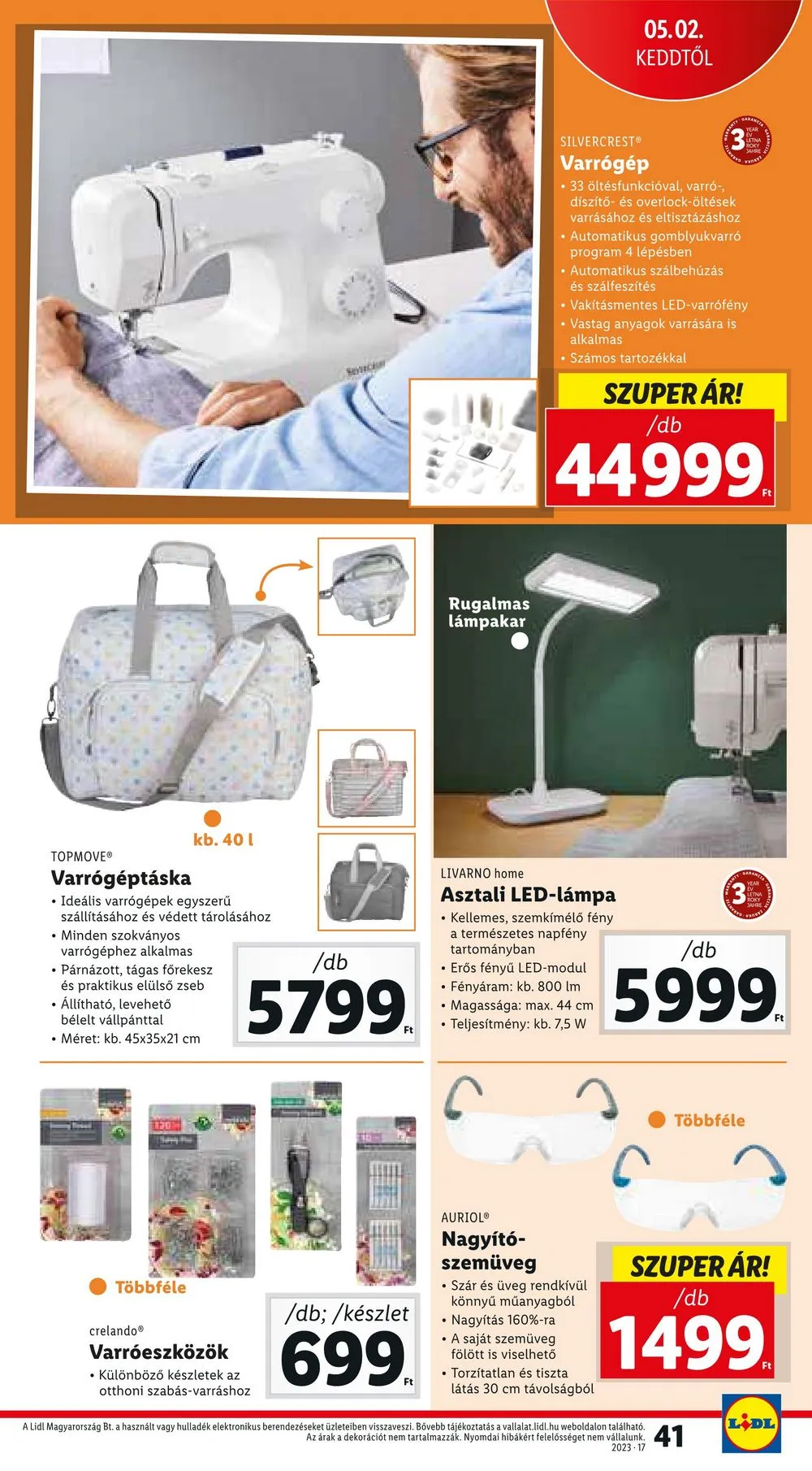 Lidl akciós újság 04.27–05.03 – 41. oldal