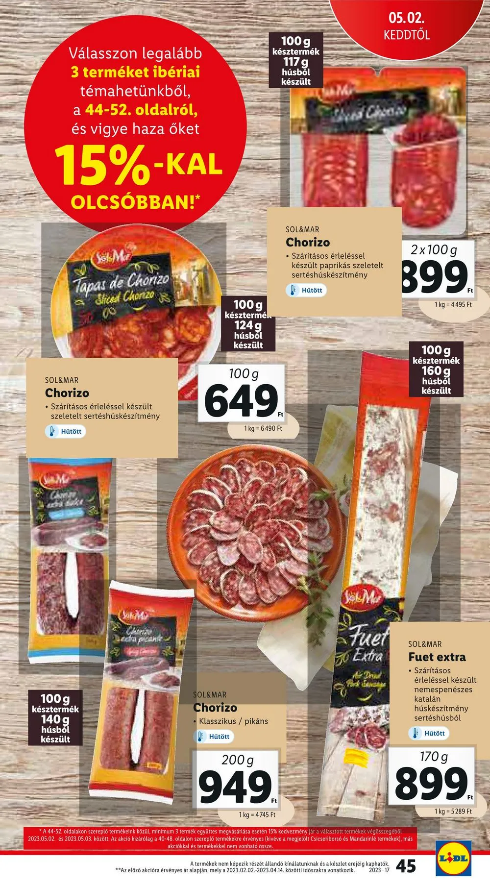 Lidl akciós újság 04.27–05.03 – 45. oldal