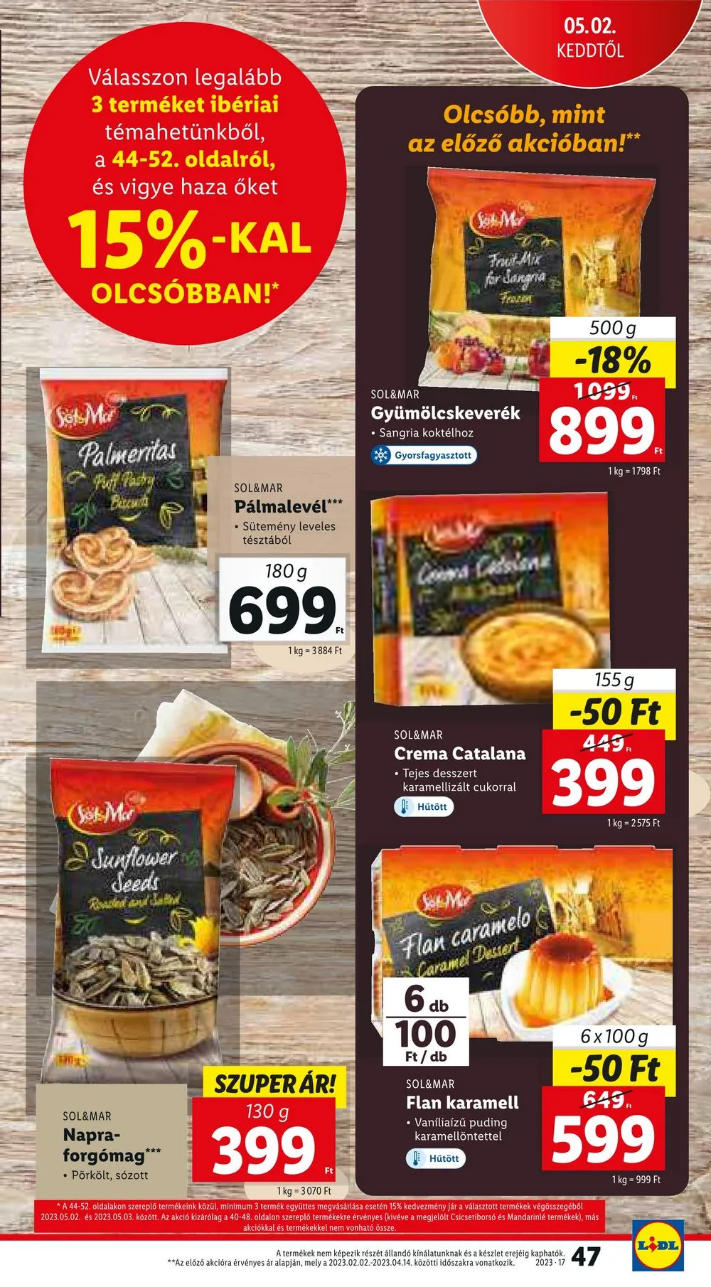 Lidl akciós újság 04.27–05.03 – 47. oldal