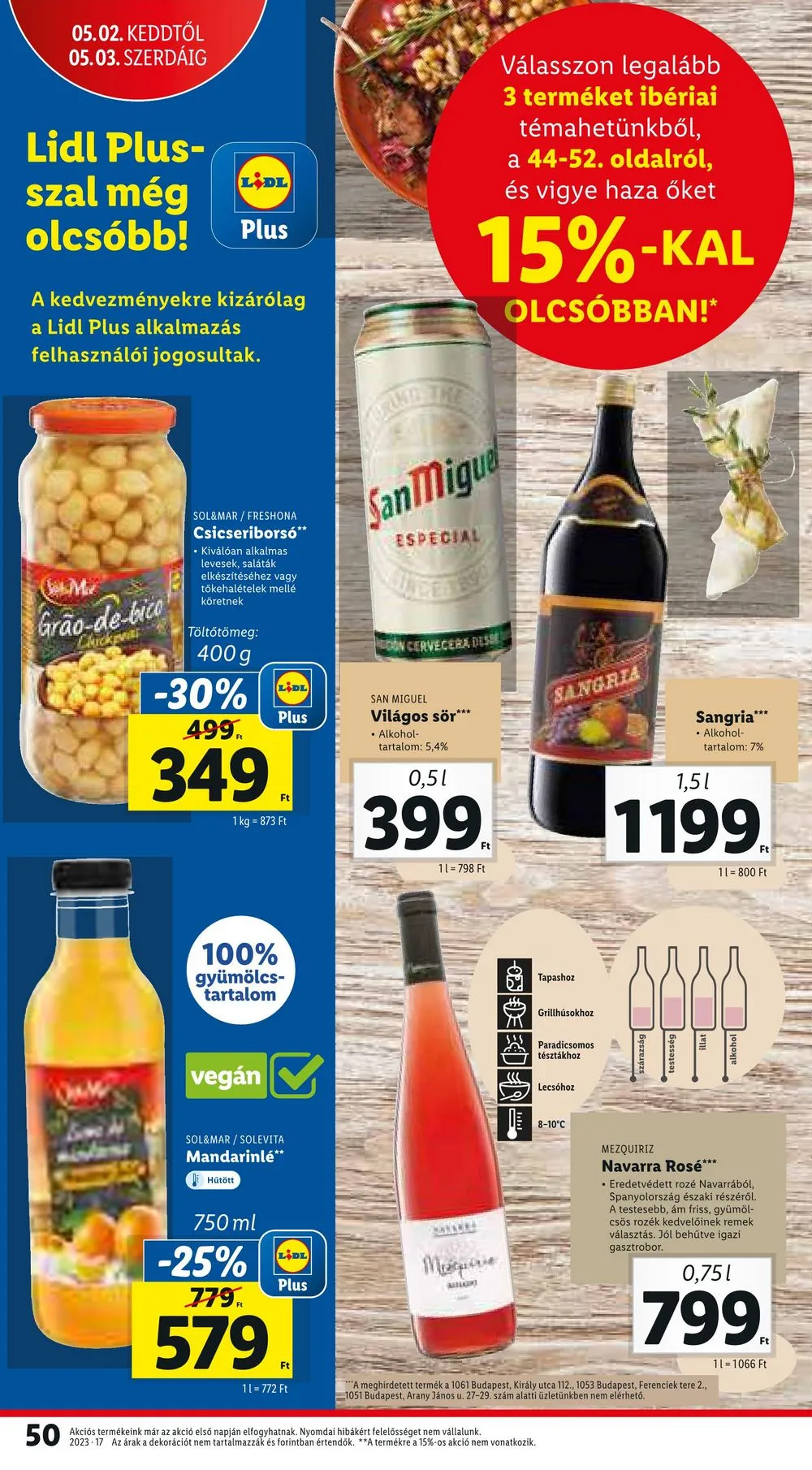 Lidl akciós újság 04.27–05.03 – 50. oldal