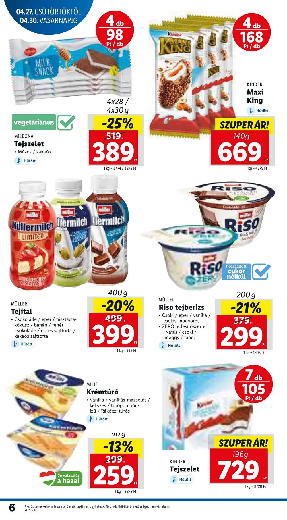 Lidl akciós újság 04.27–05.03 – 6. oldal