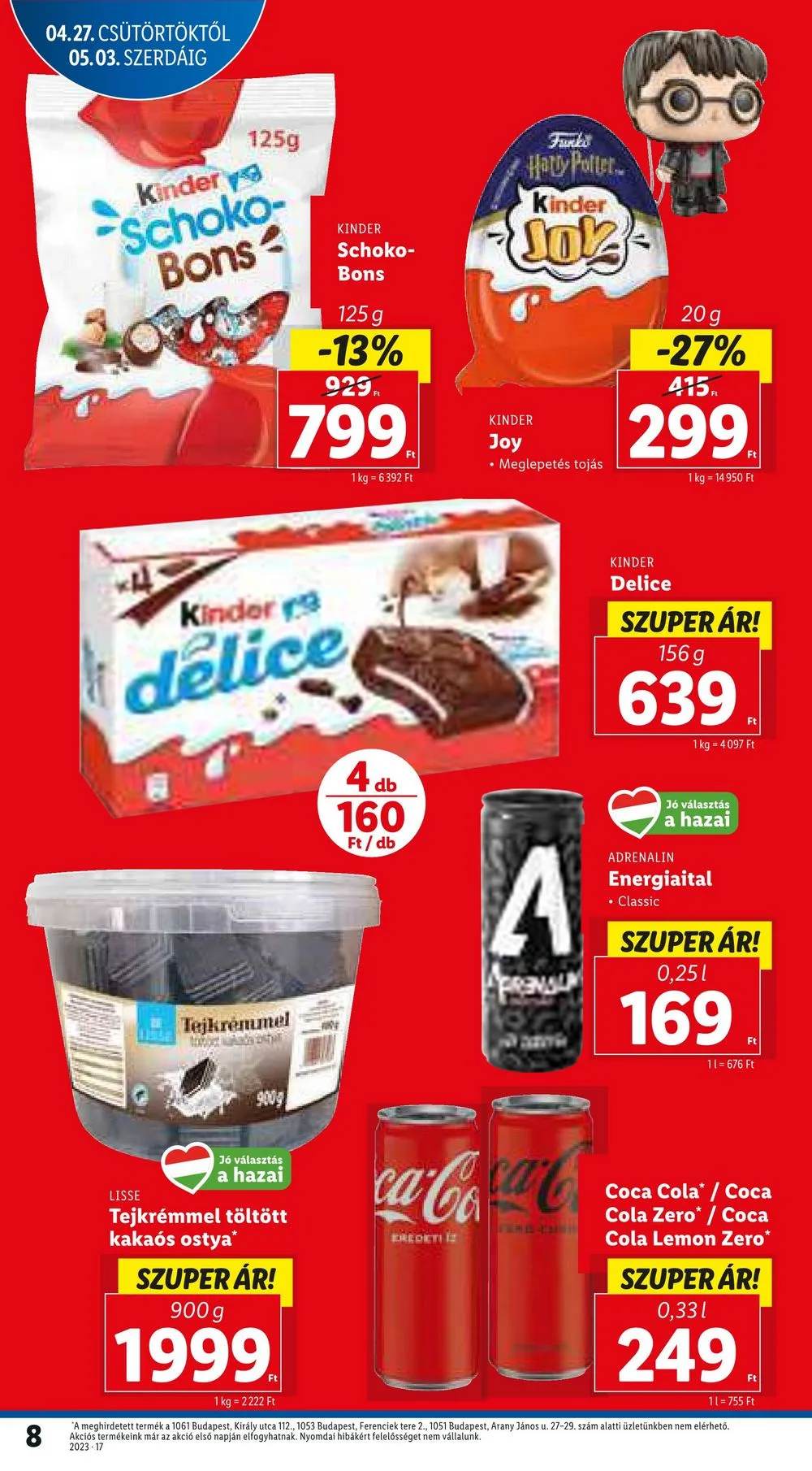 Lidl akciós újság 04.27–05.03 – 8. oldal