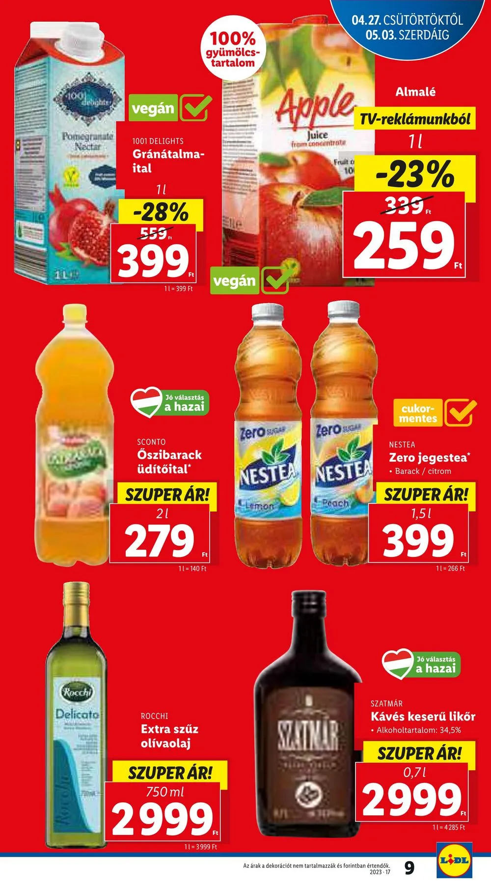 Lidl akciós újság 04.27–05.03 – 9. oldal