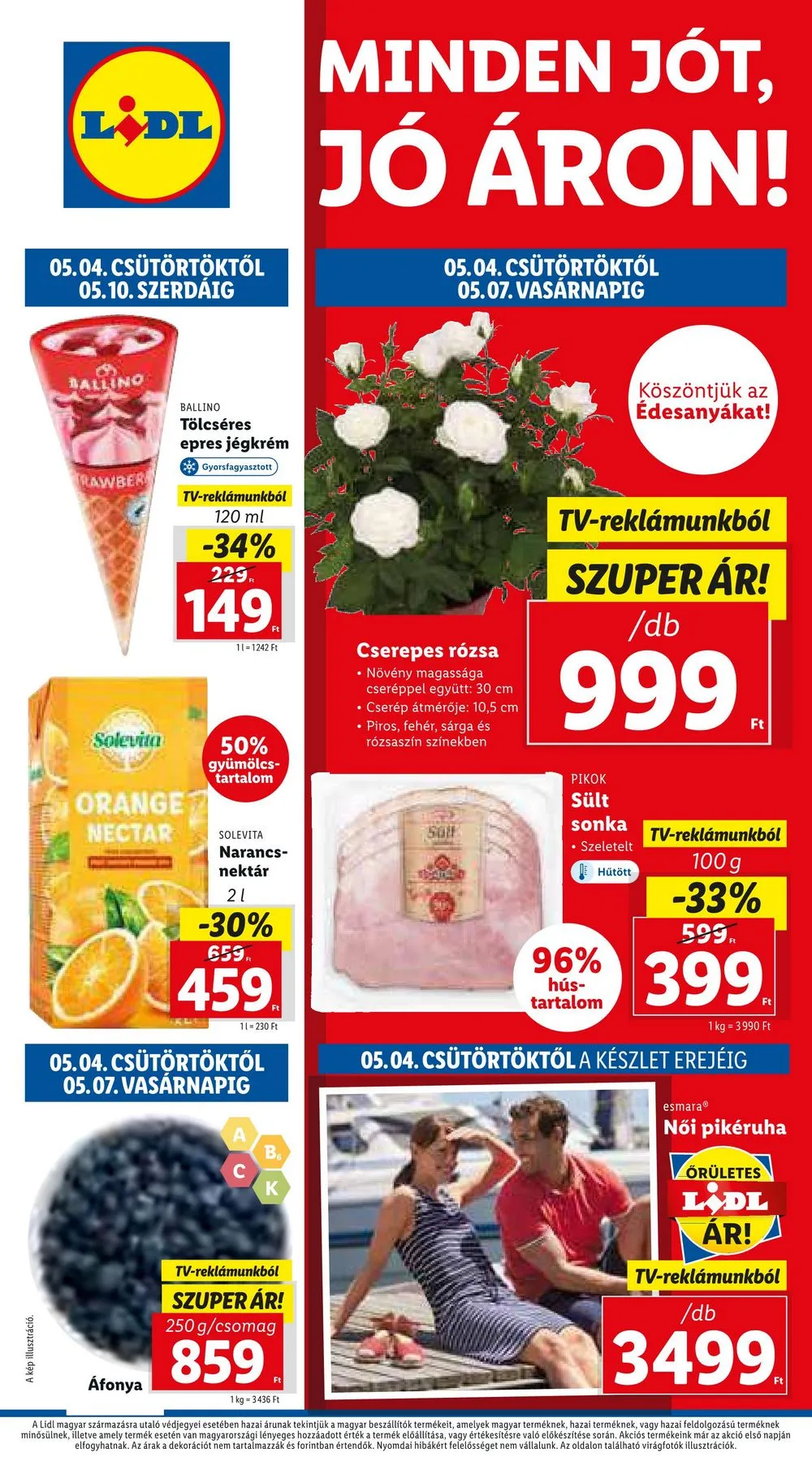 Lidl akciós újság 05.04–05.10