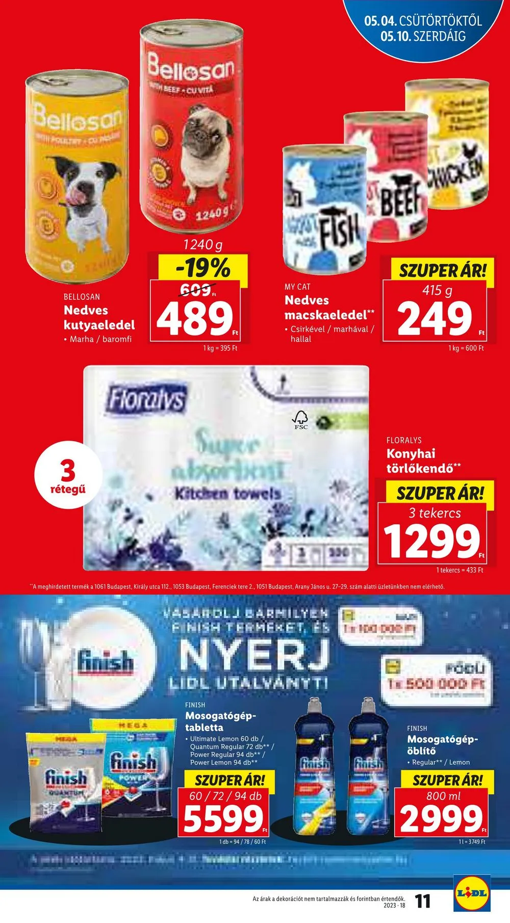 Lidl akciós újság 05.04–05.10 – 11. oldal