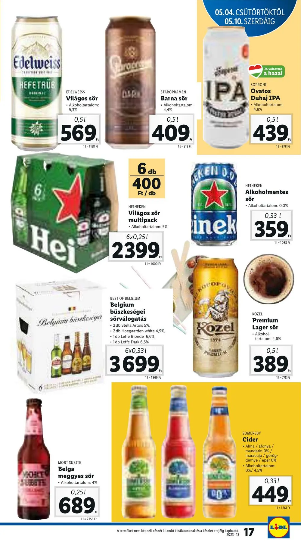 Lidl akciós újság 05.04–05.10 – 17. oldal