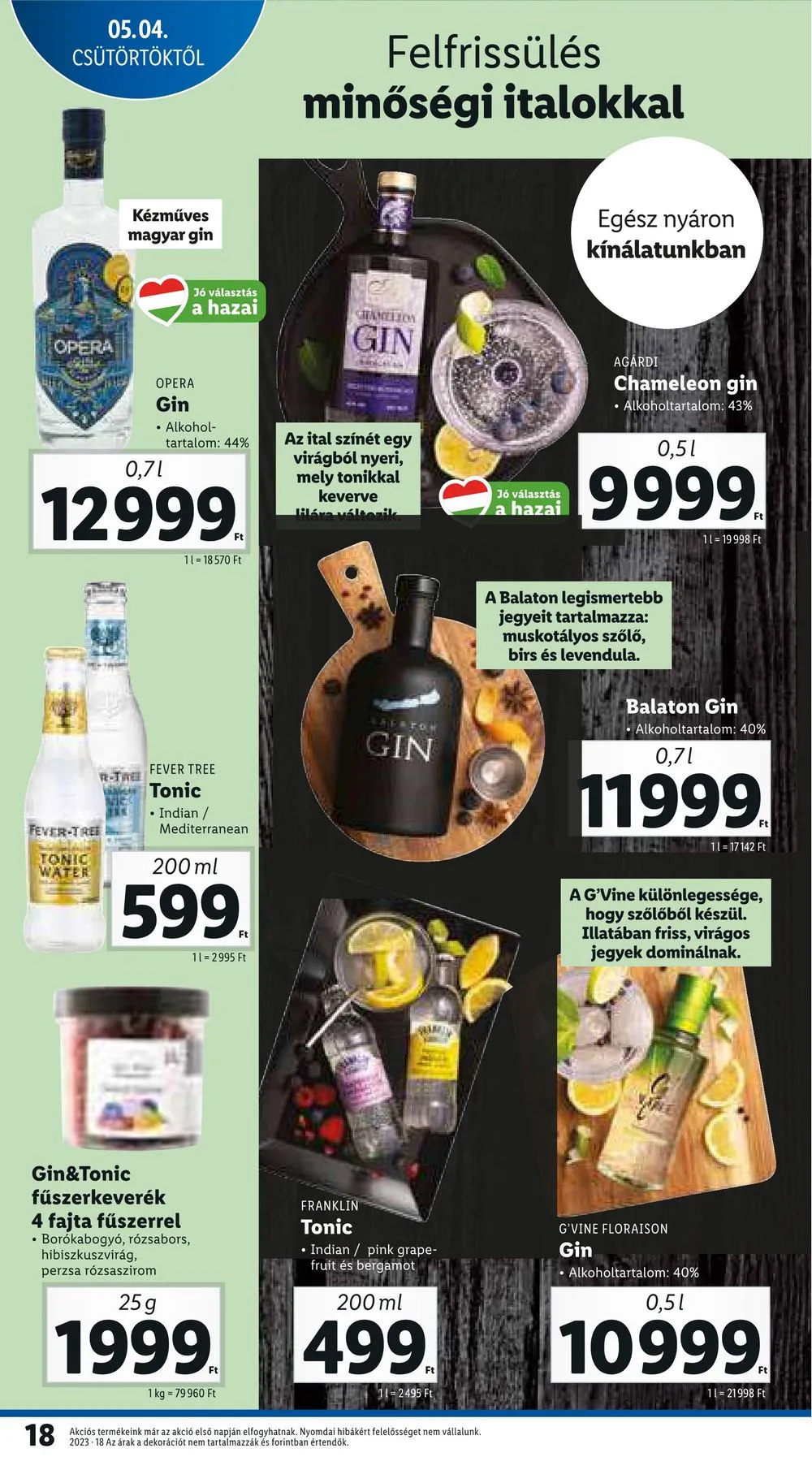 Lidl akciós újság 05.04–05.10 – 18. oldal