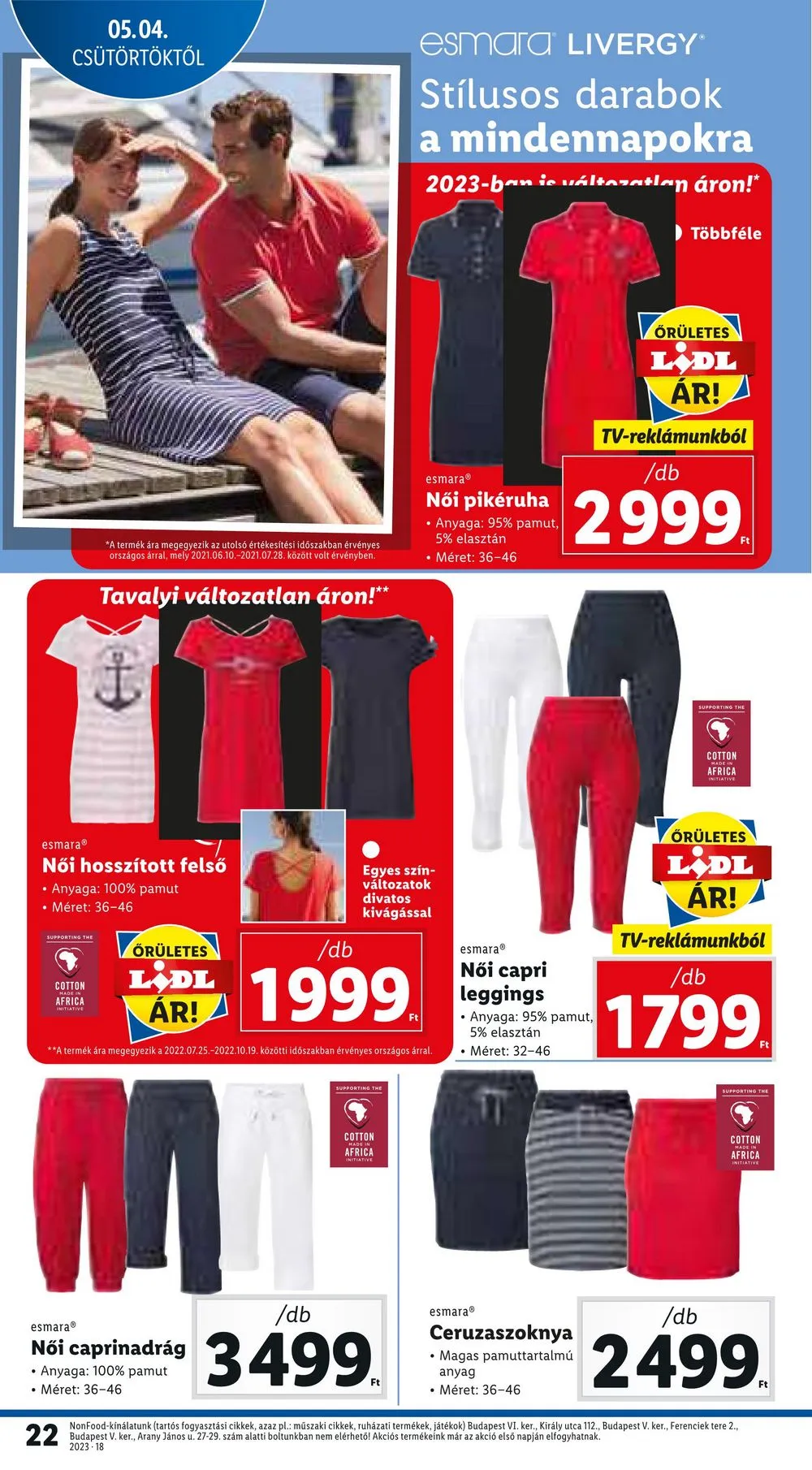 Lidl akciós újság 05.04–05.10 – 22. oldal