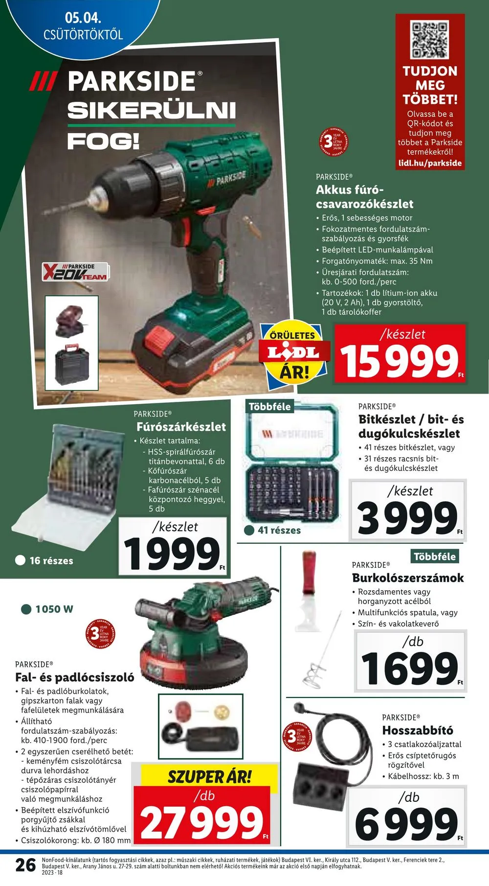 Lidl akciós újság 05.04–05.10 – 26. oldal